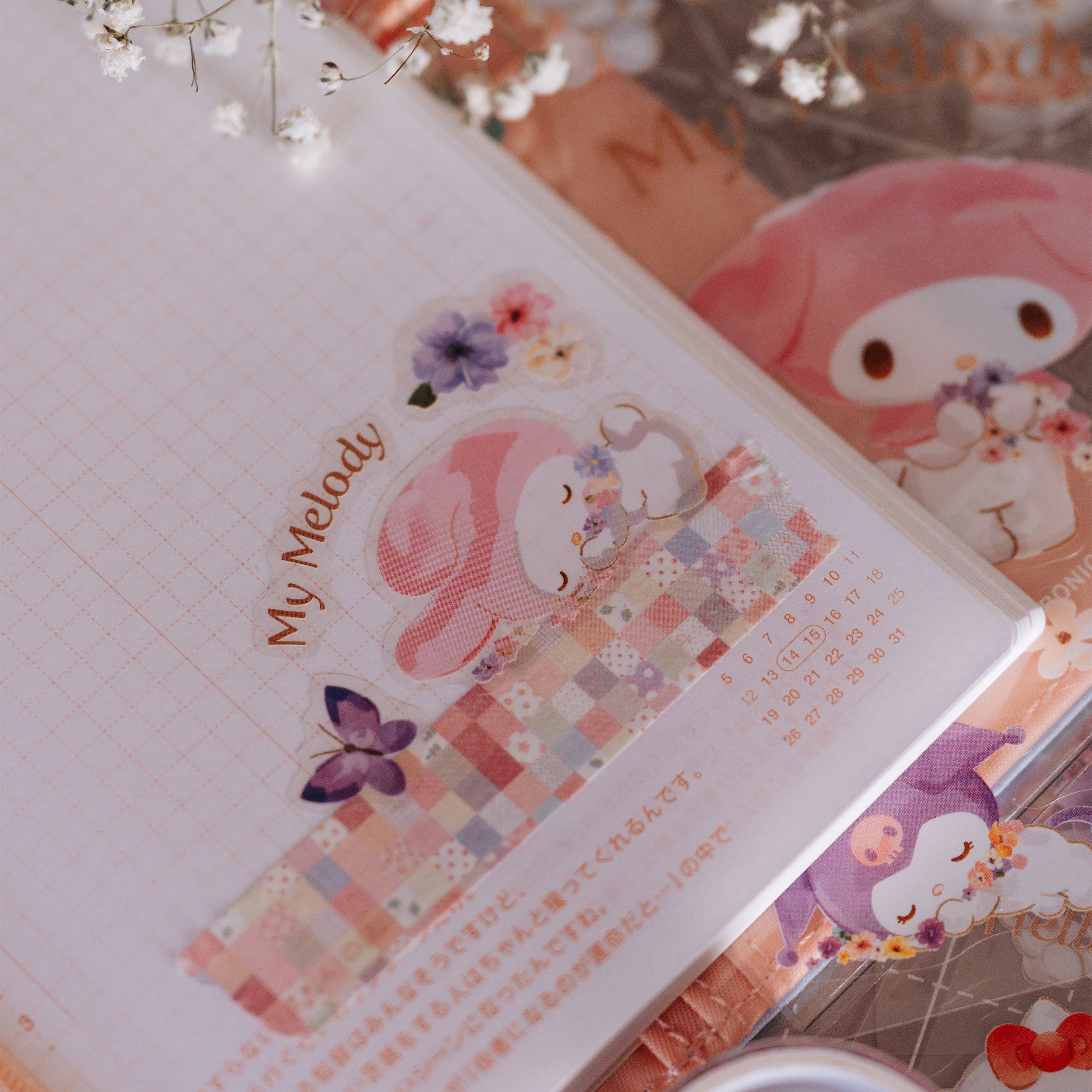 Imagen del producto Hello Kitty & Friends Set de pegatinas Pastel Vivid