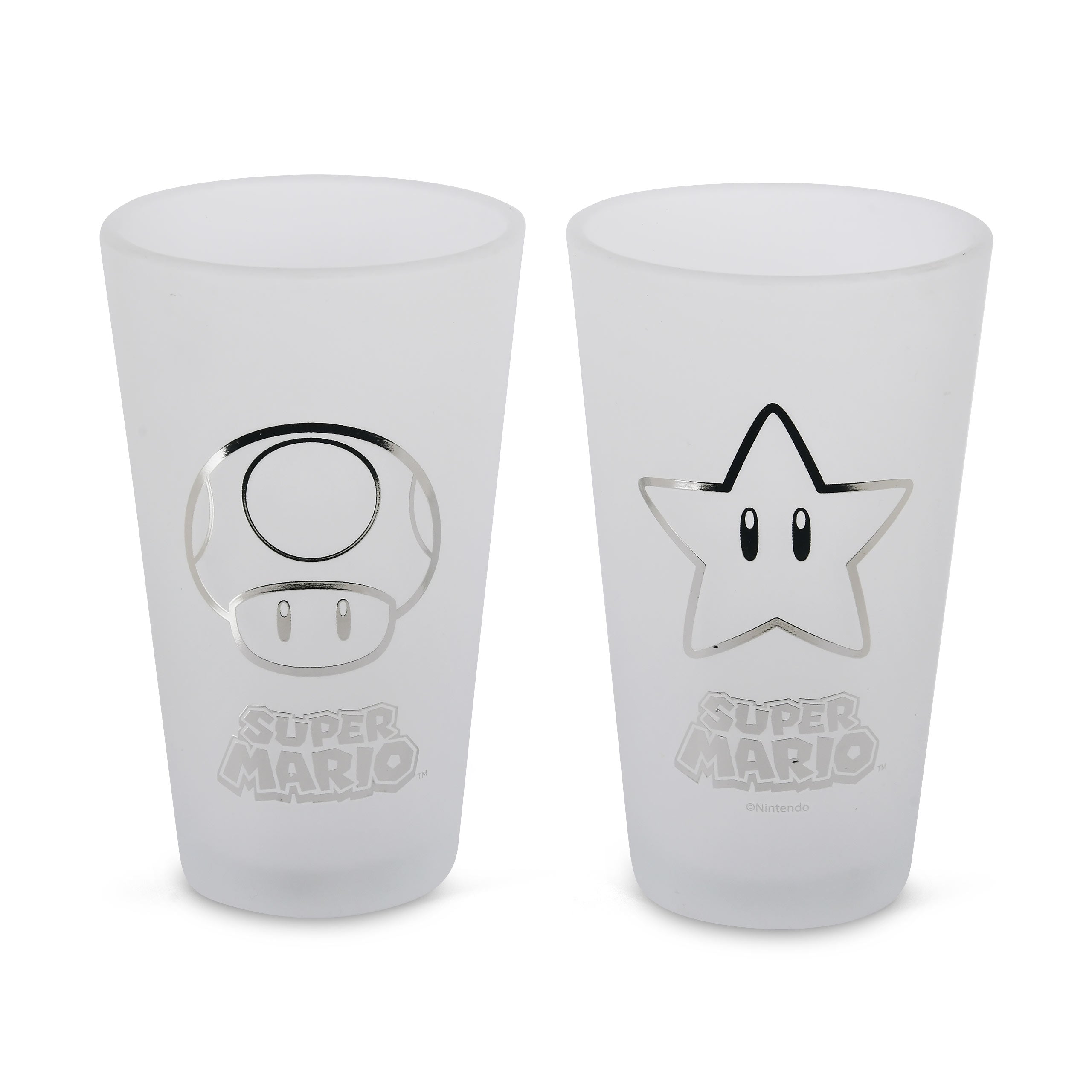 Imagen del producto Super Mario - Set de 2 vasos Icons