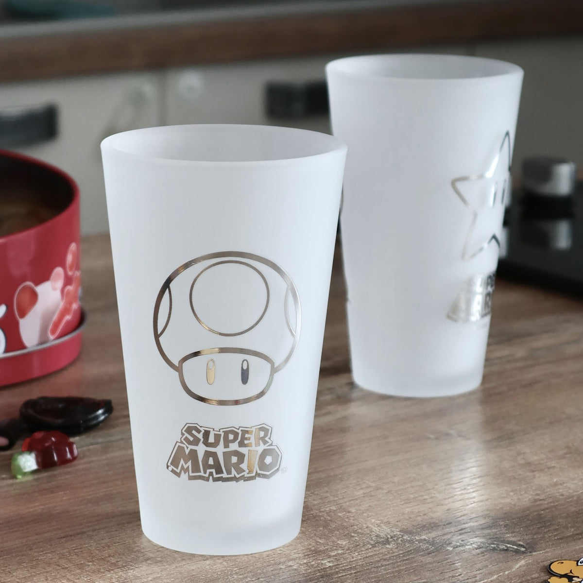 Imagen del producto Super Mario - Set de 2 vasos Icons