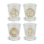 Imagen del producto Marvel - Symbols set de 4 vasos de chupito