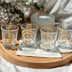 Imagen del producto Marvel - Symbols set de 4 vasos de chupito