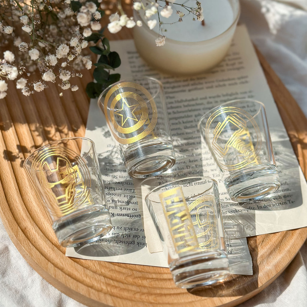 Imagen del producto Marvel - Symbols set de 4 vasos de chupito