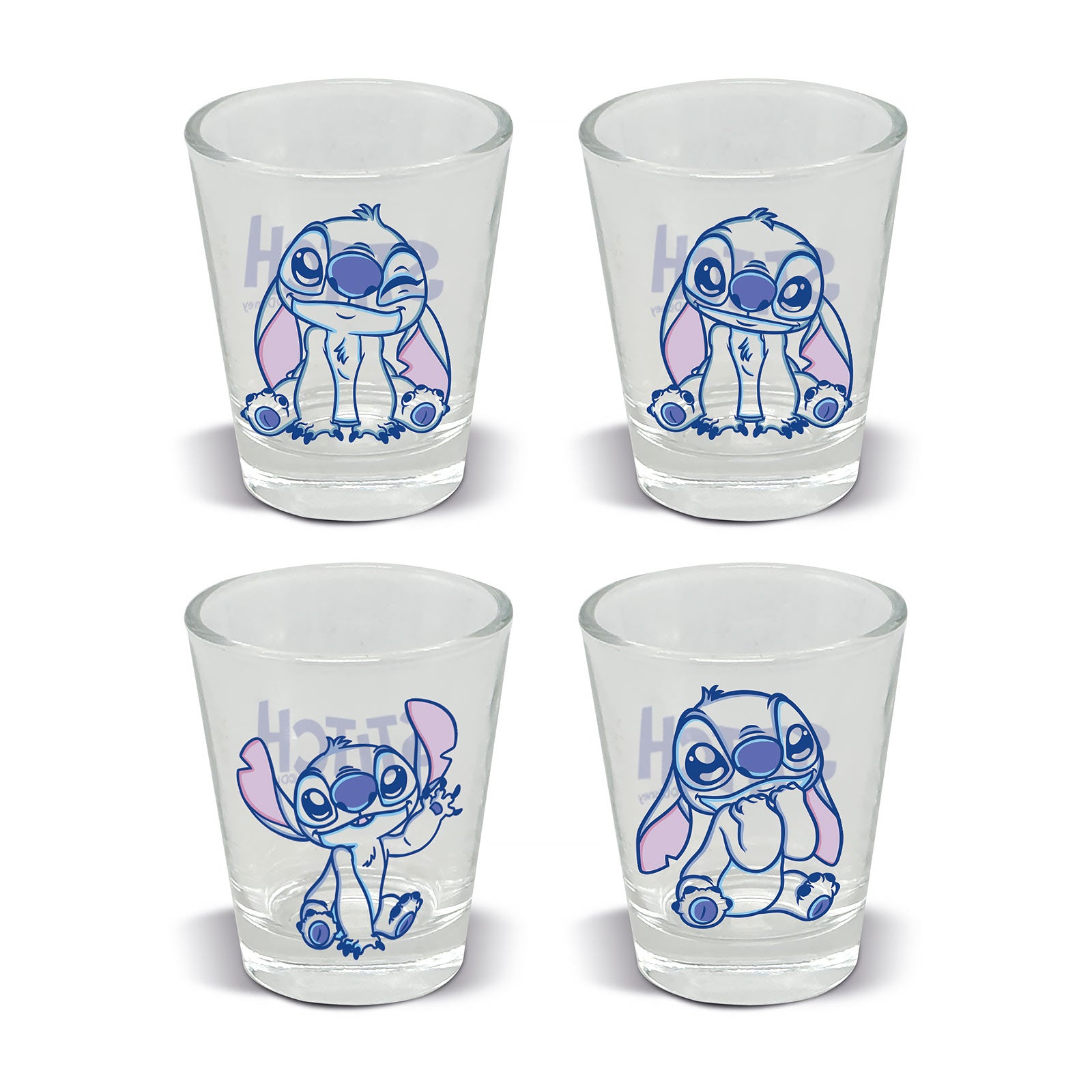 Imagen del producto Pack de 4 vasos Stitch Aloha - Lilo & Stitch