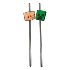Product image Minecraft - Creeper and Pig Straws Set of 2
