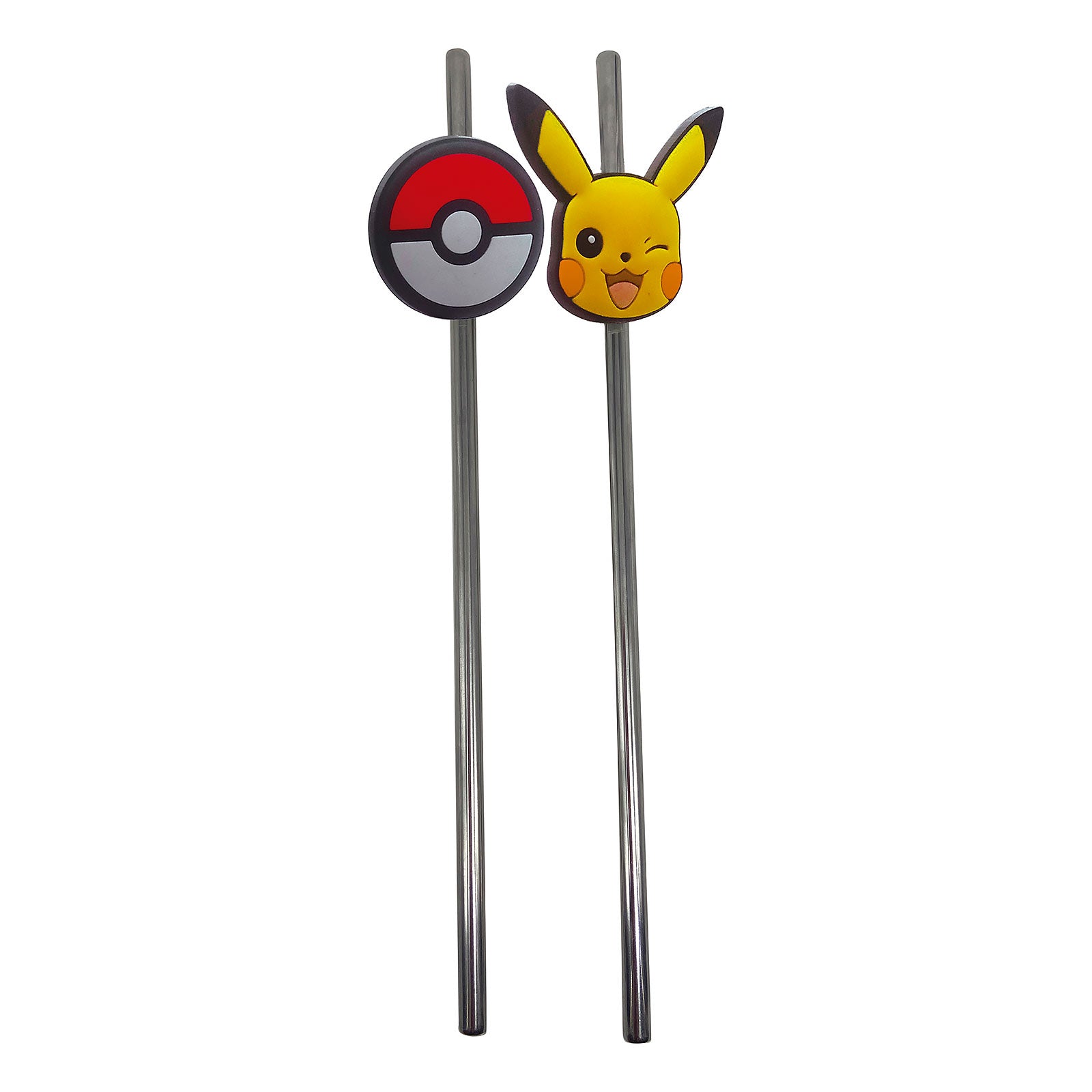 Imagen del producto Pokémon – Pajitas Pikachu y Poké Ball Set de 2