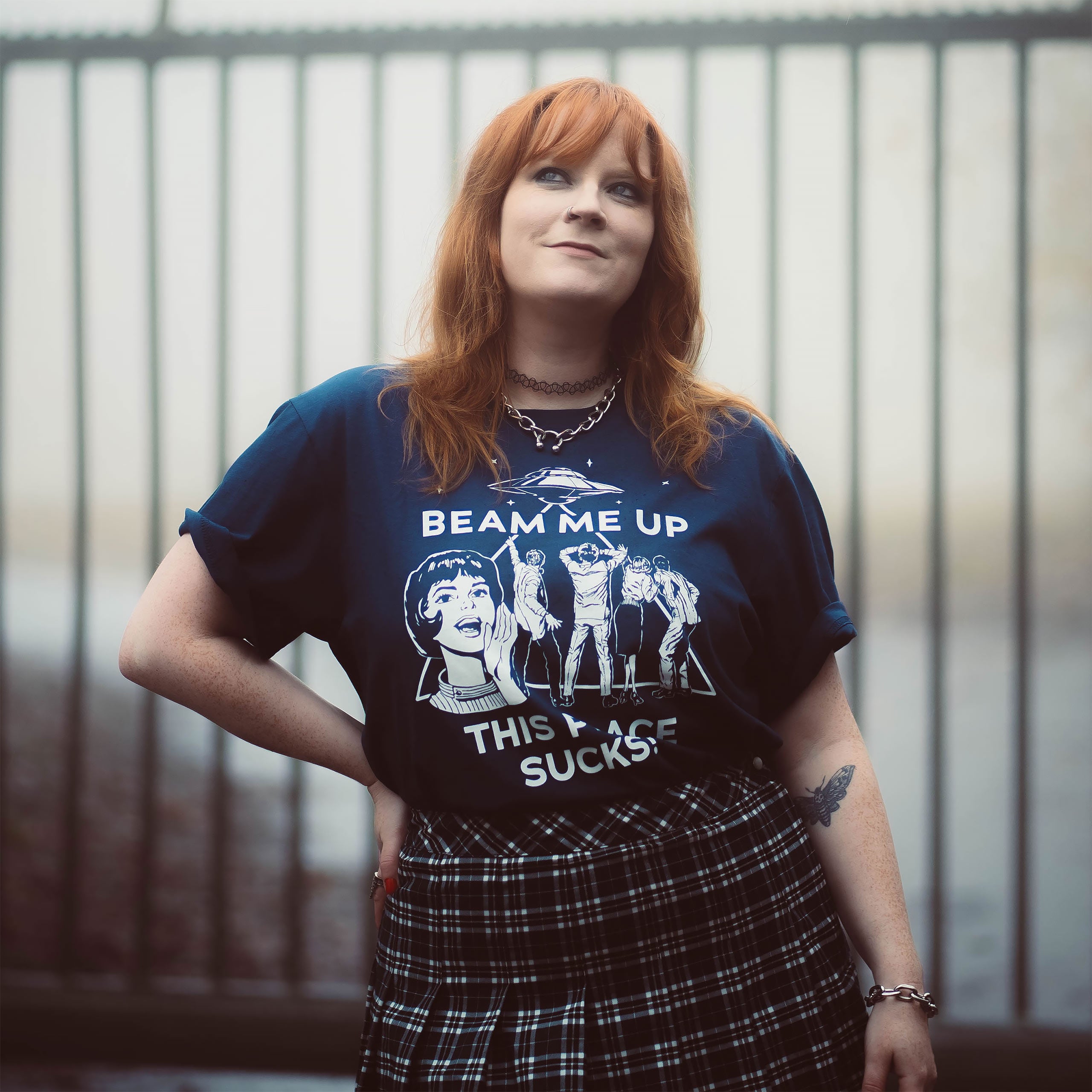 Imagen del producto Stranger Things - Camiseta Beam Me Up