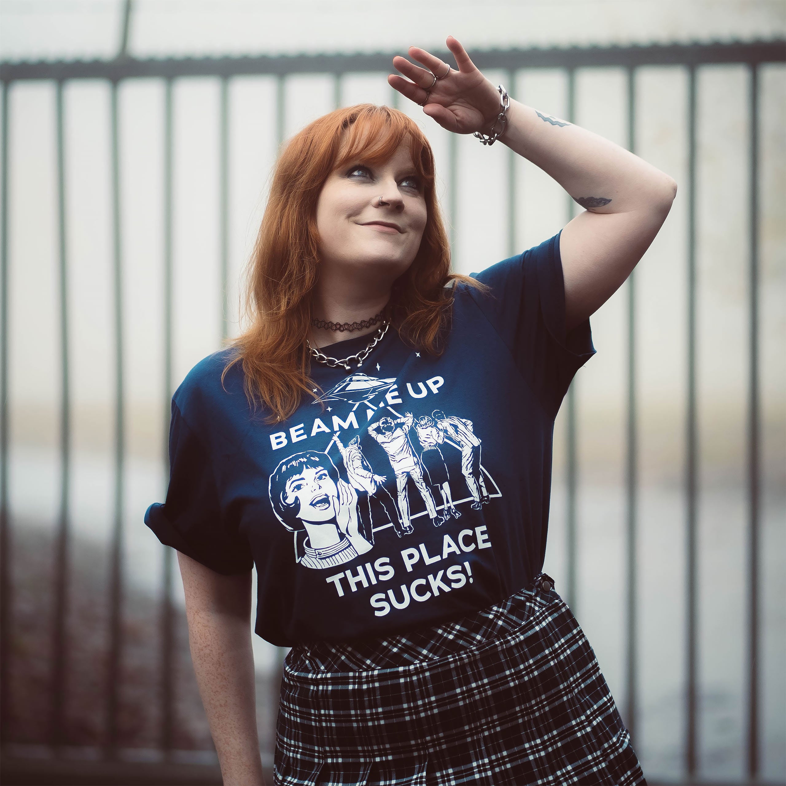 Imagen del producto Stranger Things - Camiseta Beam Me Up