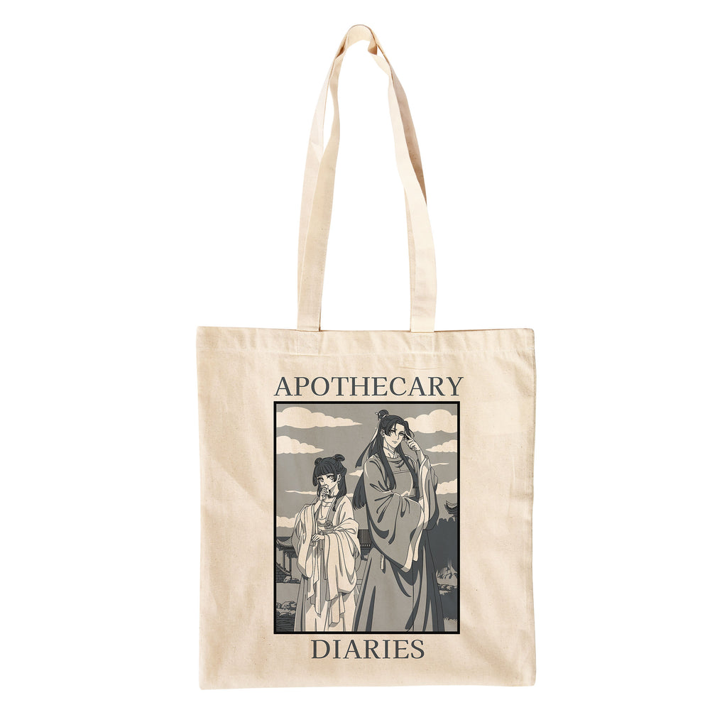 Imagen del producto Tote bag de Maomao y Jinshi para fans de The Apothecary Diaries