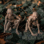 Imagen del producto El Señor de los Anillos - Set de figuras de Gollum y Sméagol