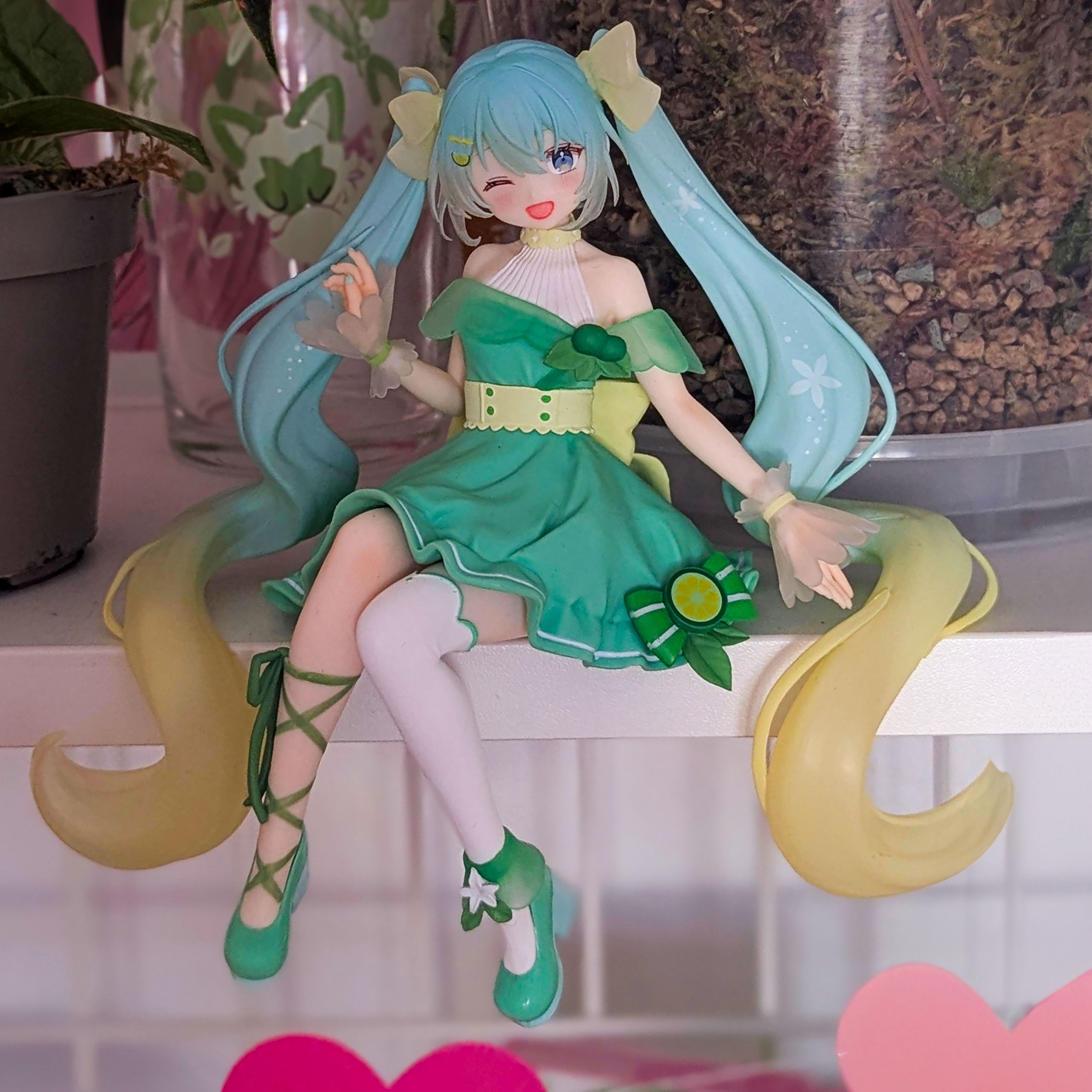Imagen del producto Figura Miku Lime Noodle Stopper - Hatsune Miku
