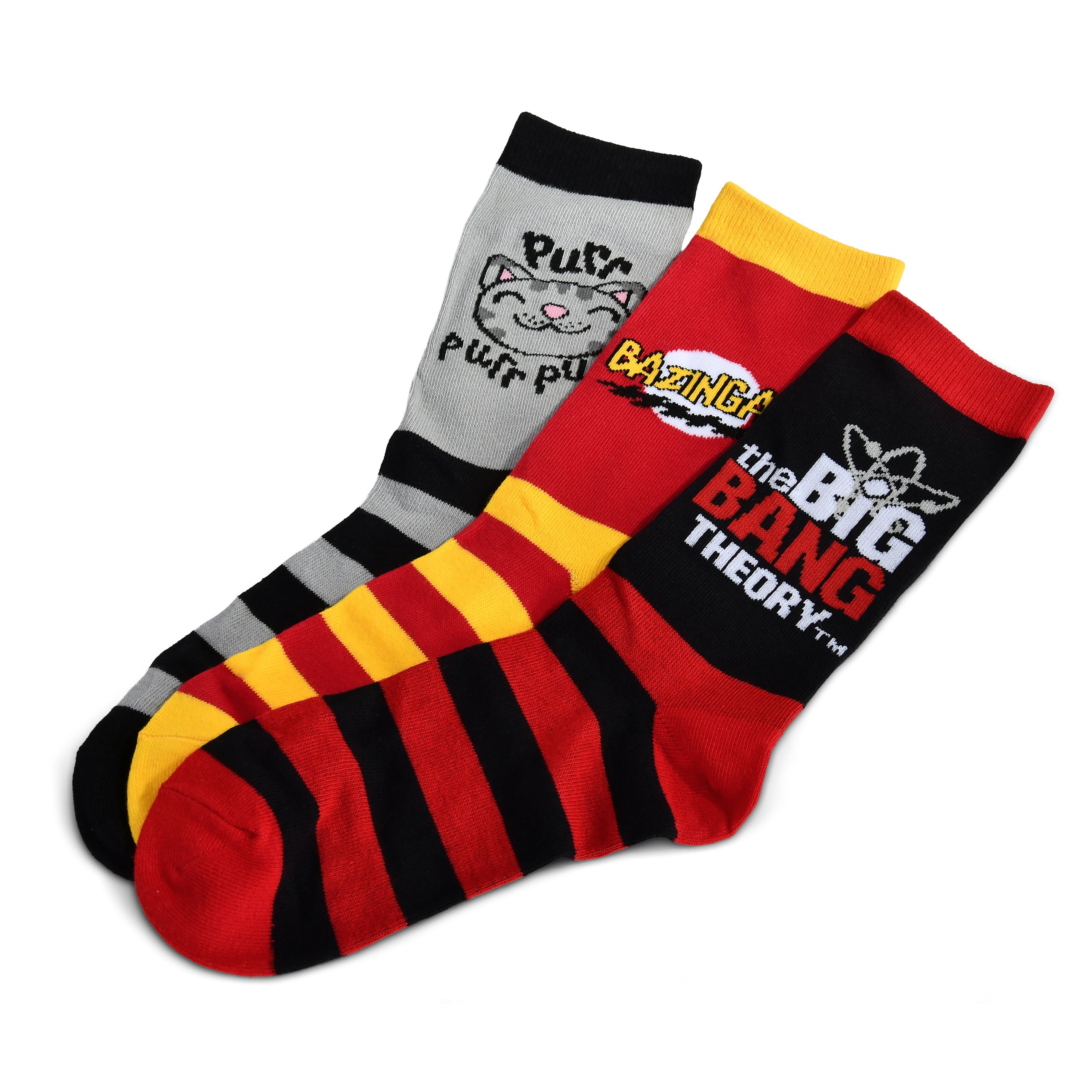 Imagen del producto The Big Bang Theory - Set de 3 pares de calcetines en caja de regalo