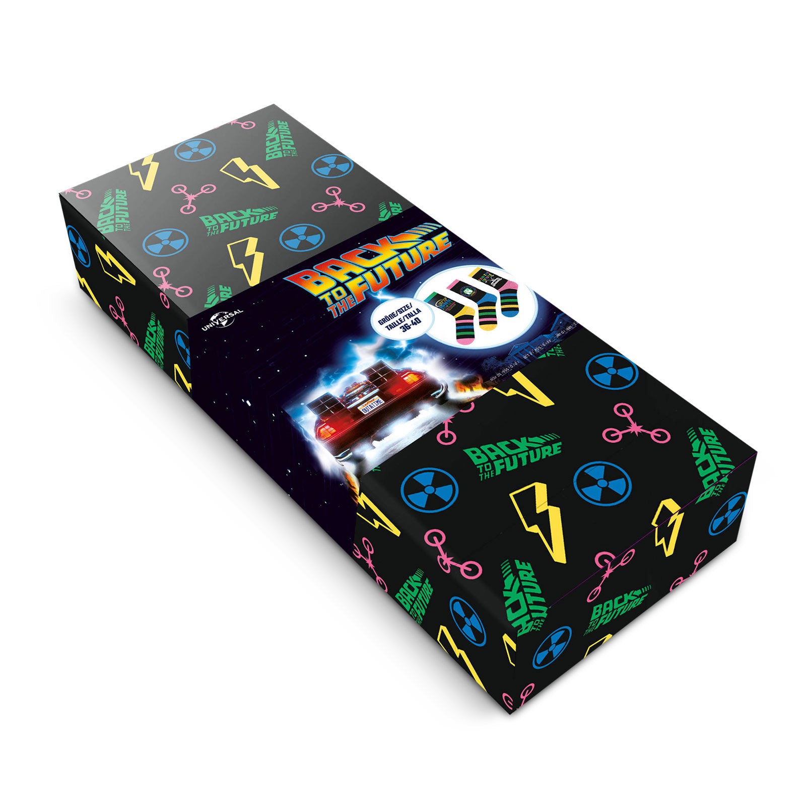 Imagen del producto Regreso al Futuro - Pack de 3 pares de calcetines en caja de regalo