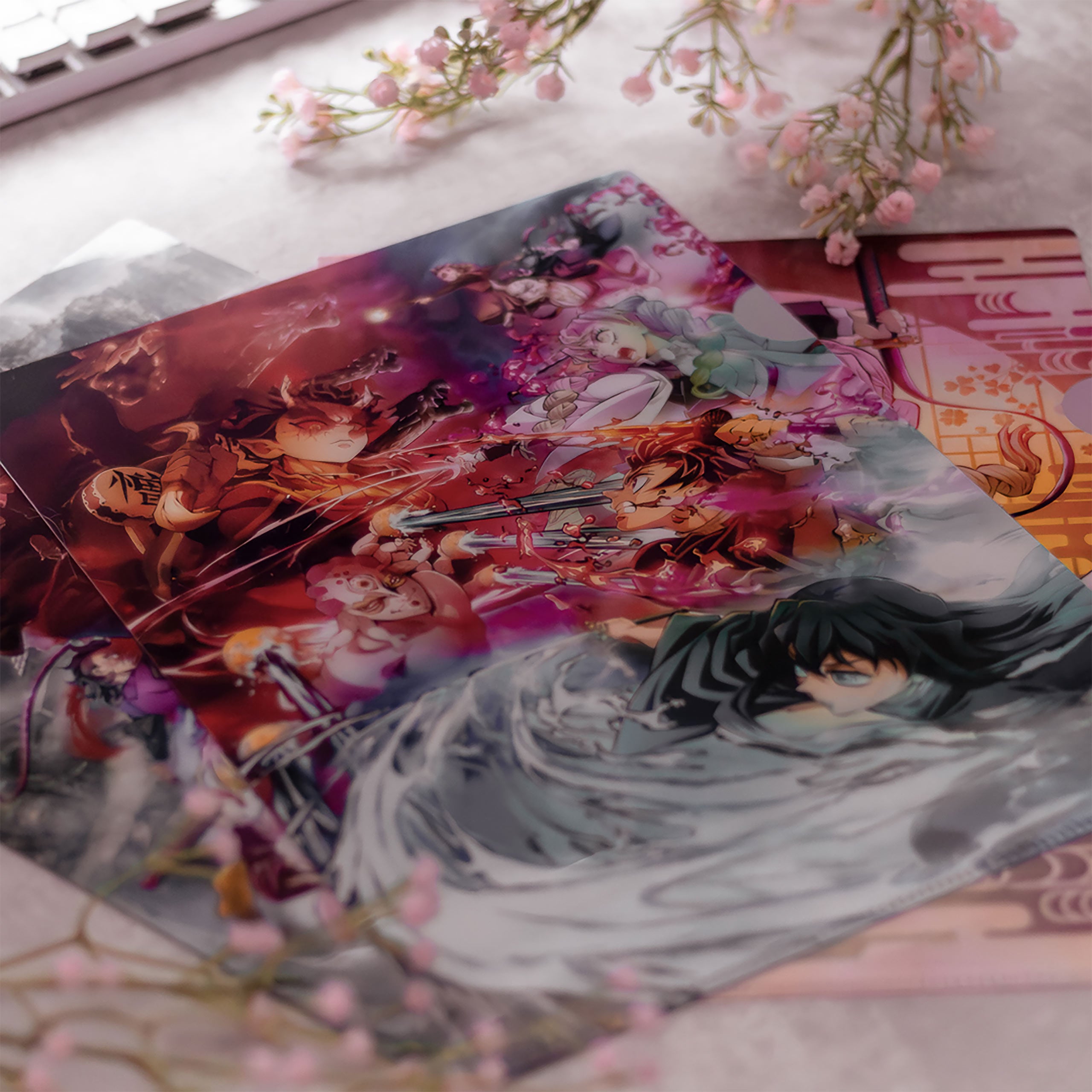 Imagen del producto Demon Slayer: Kimetsu no Yaiba - Set de 3 fundas para documentos