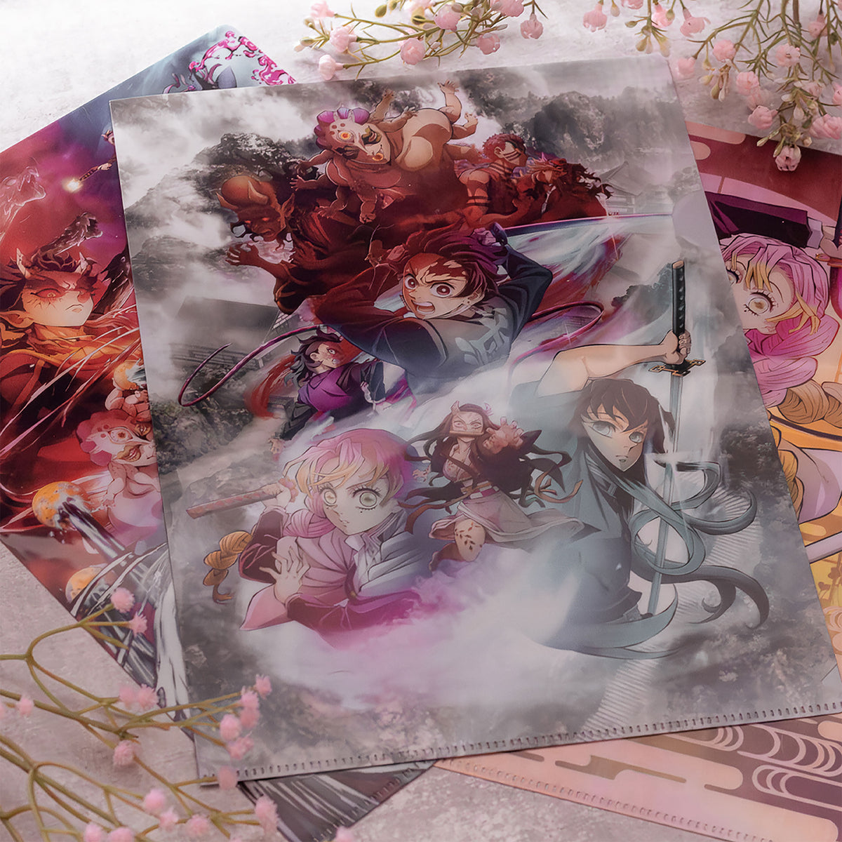 Imagen del producto Demon Slayer: Kimetsu no Yaiba - Set de 3 fundas para documentos