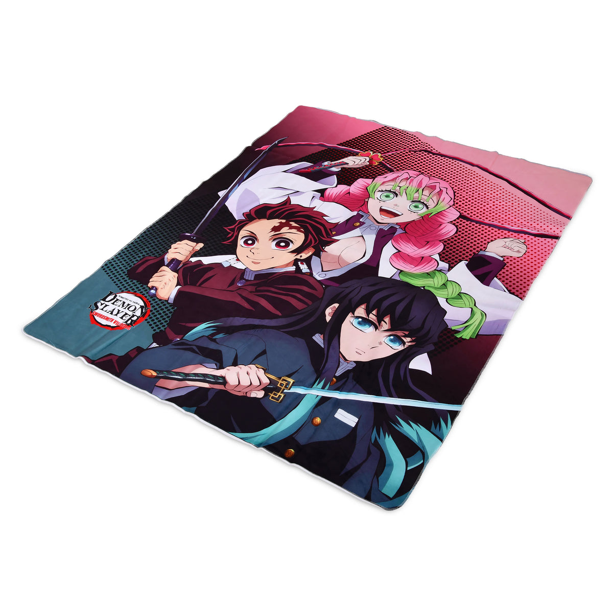 Imagen del producto Demon Slayer - Manta suave Tanjiro, Mitsuri y Muichiro