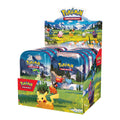 Imagen del producto Pokemon - Megaevolución Héroes Sublimes Lata de Cartas Coleccionables expositor de 10