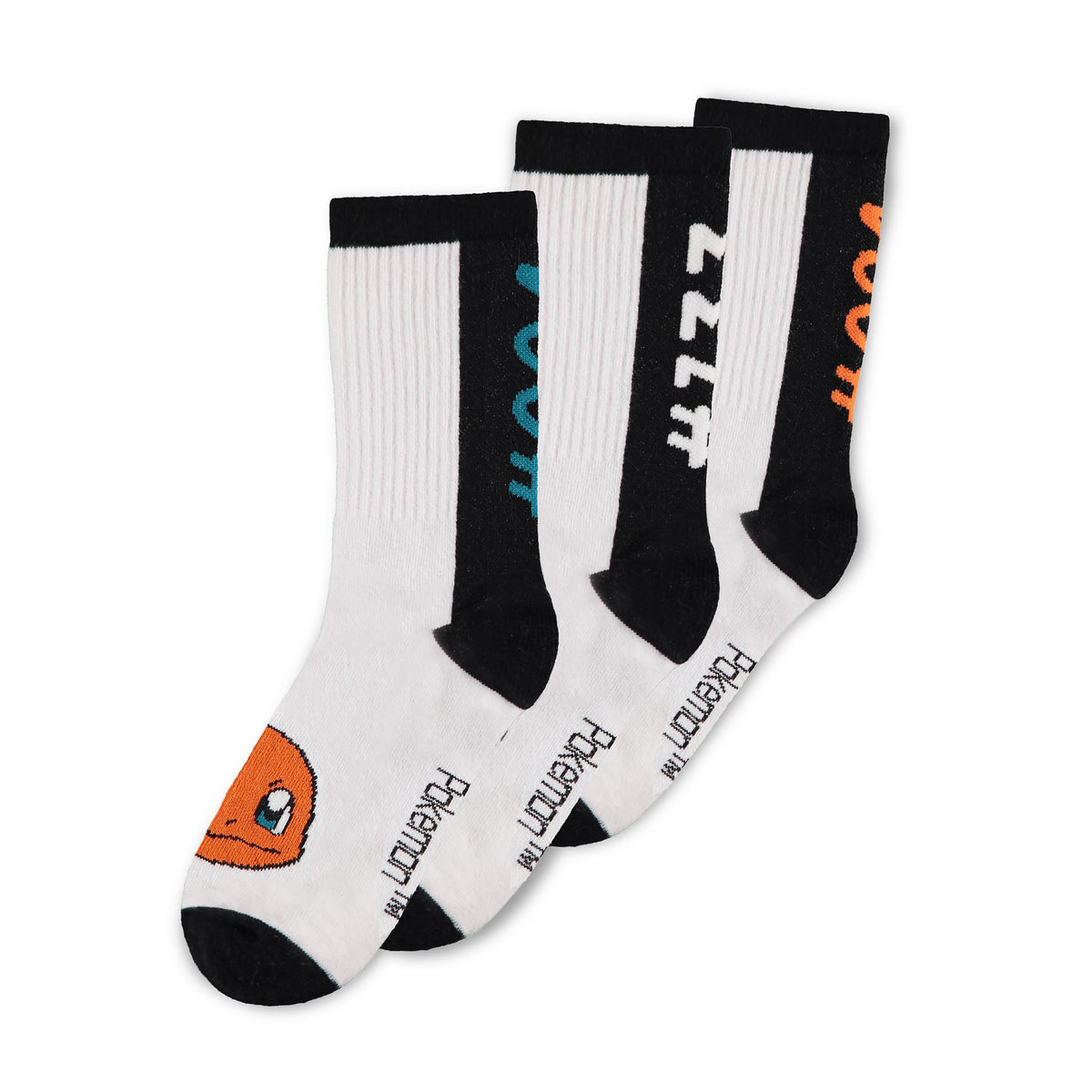 Imagen del producto Calcetines Charmander, Gengar y Eevee Pack de 3 - Pokémon
