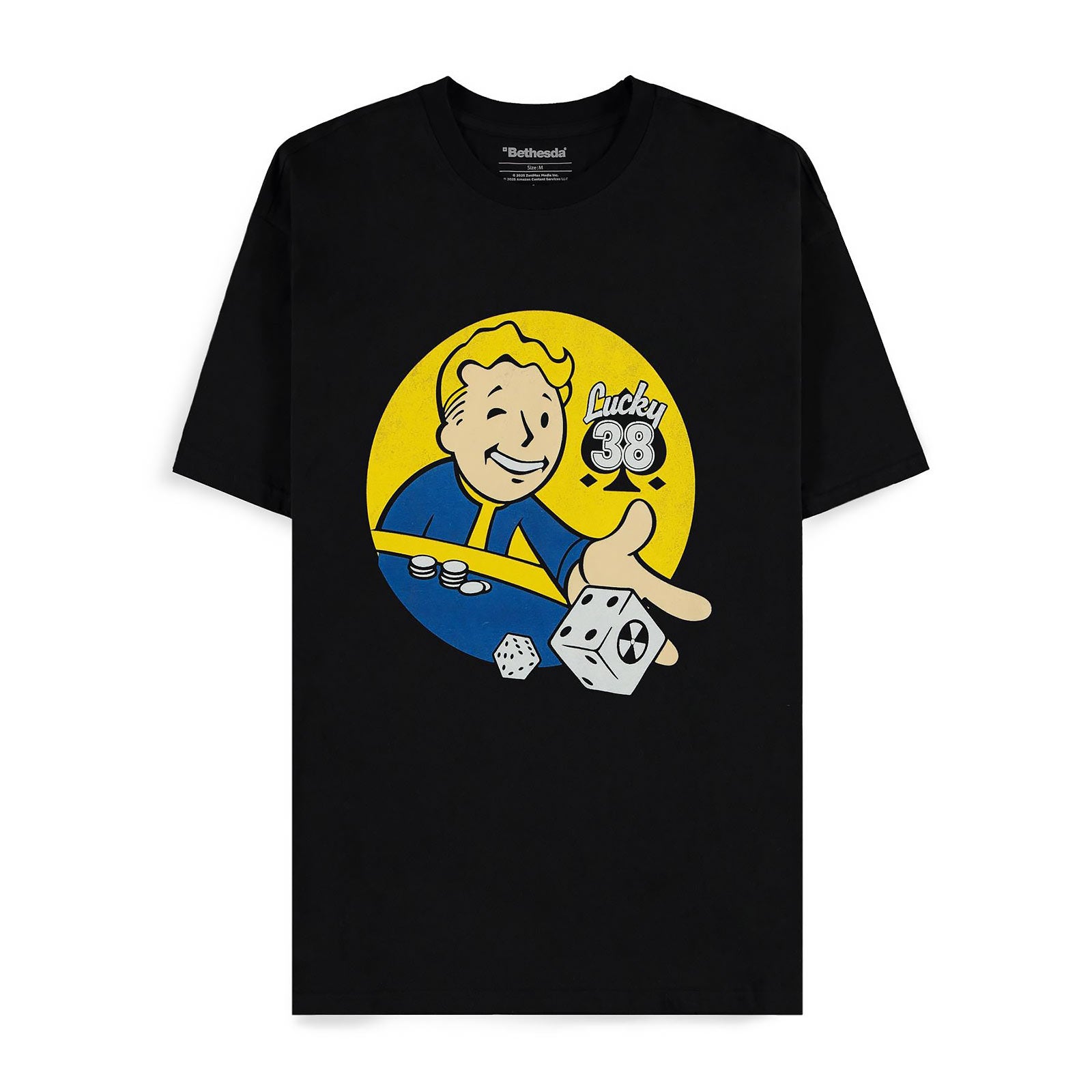 Imagen del producto Fallout - Camiseta Lucky 38 Dice