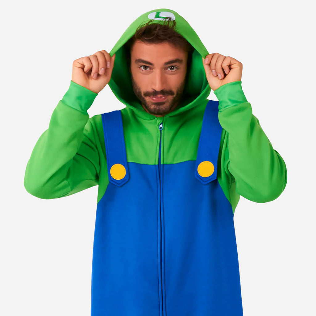 Imagen del producto Super Mario - Mono pijama de Luigi para adultos