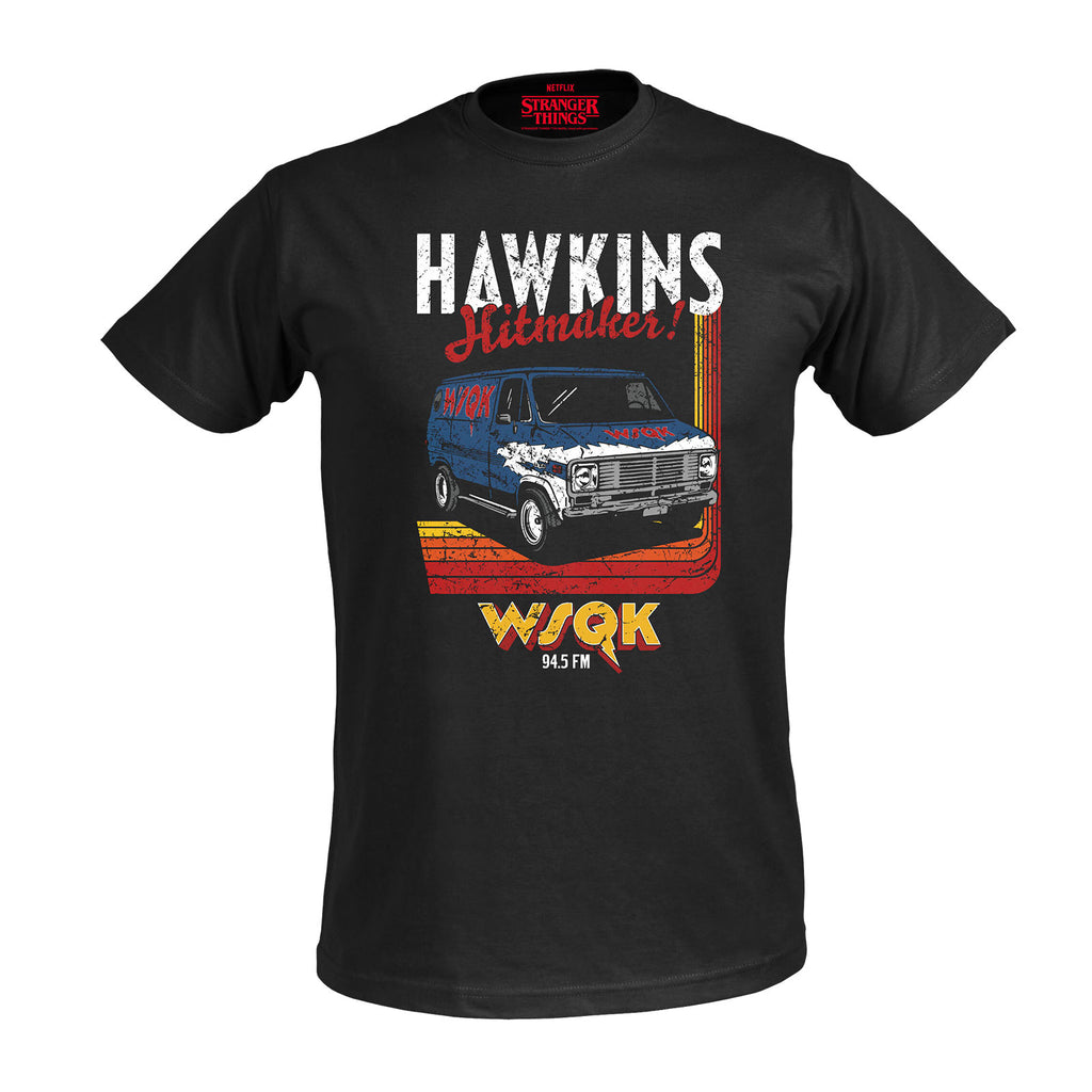 Imagen del producto Stranger Things - Camiseta WSQK Hawkins Hitmaker