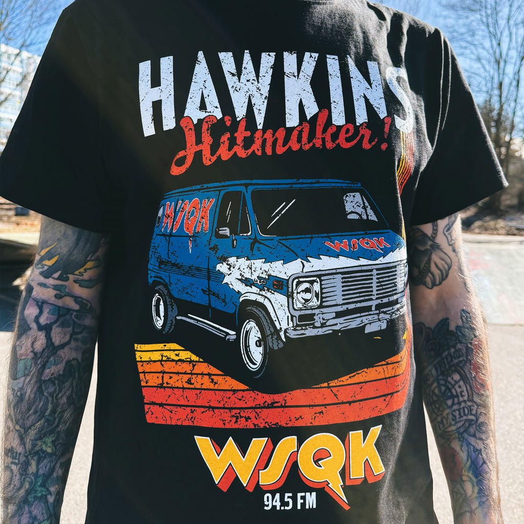 Imagen del producto Stranger Things - Camiseta WSQK Hawkins Hitmaker