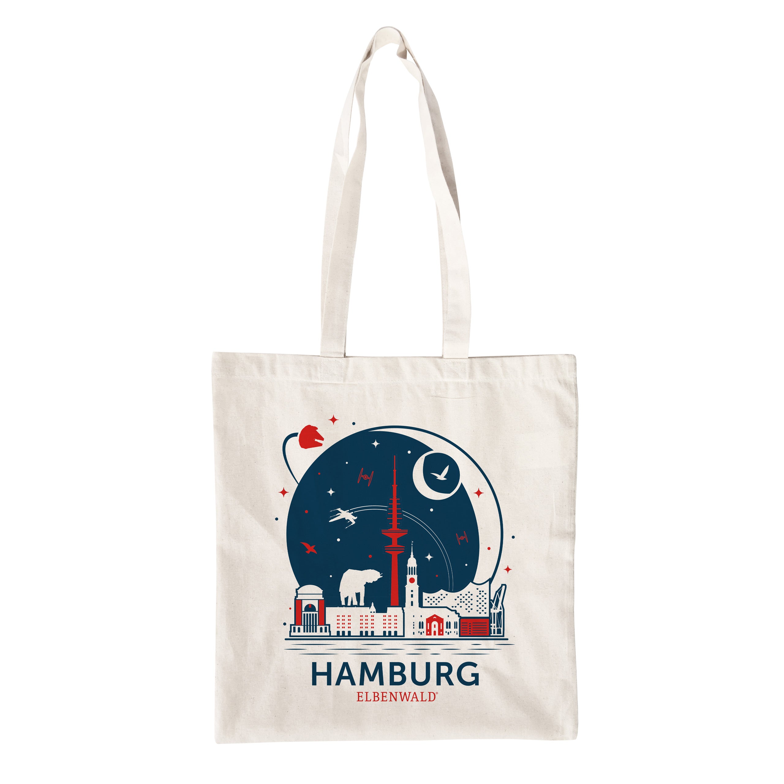 Imagen del producto Elbenwald en Hamburgo Bolsa de yute Skyline