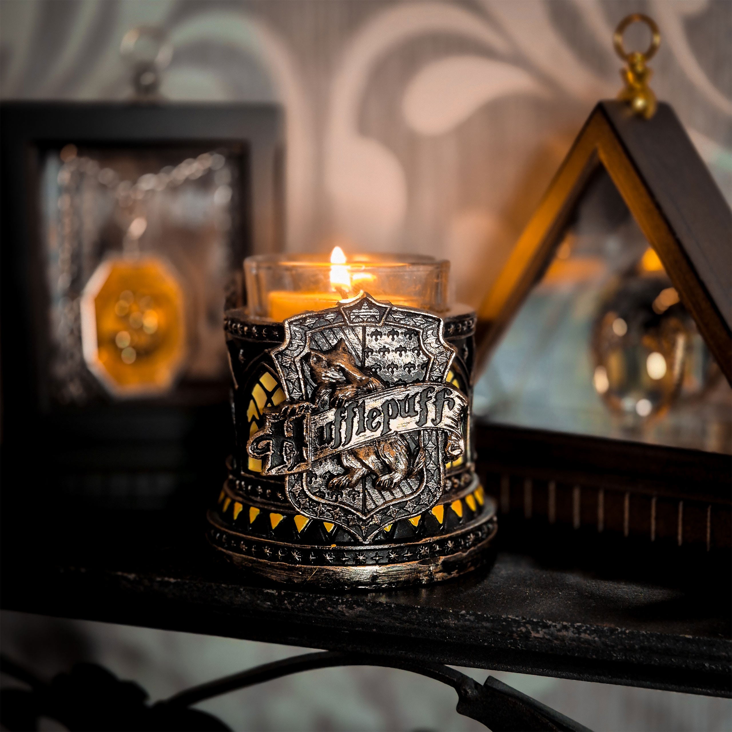Imagen del producto Portavelas Hufflepuff - Harry Potter