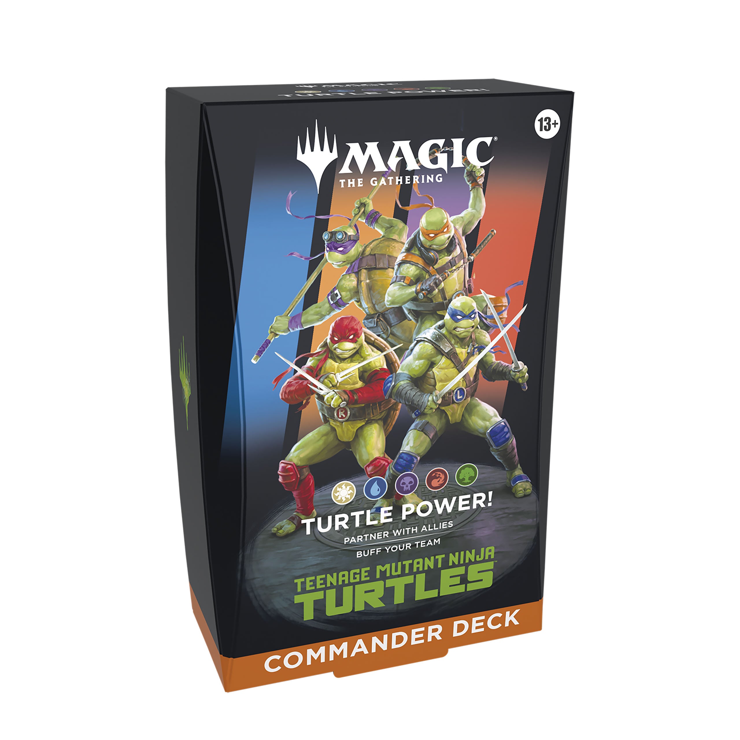 Imagen del producto Teenage Mutant Ninja Turtles - Turtle Power Commander Deck versión alemana - Magic: The Gathering