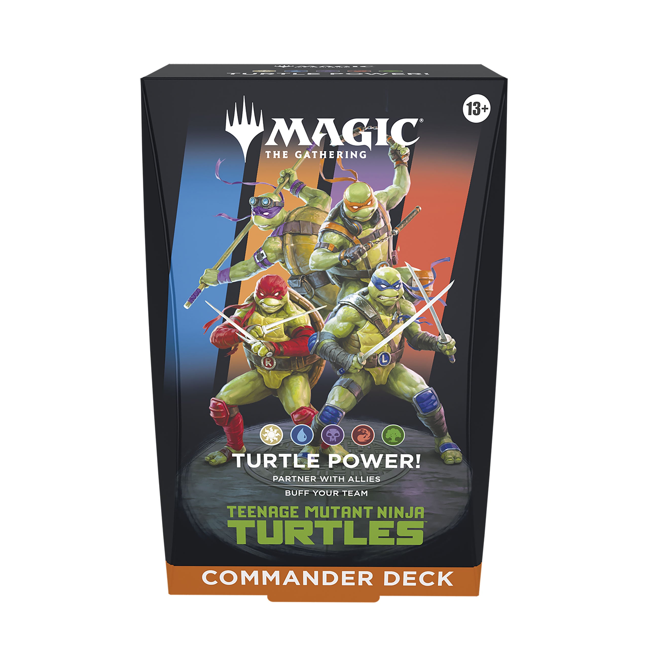 Imagen del producto Teenage Mutant Ninja Turtles - Turtle Power Commander Deck versión alemana - Magic: The Gathering