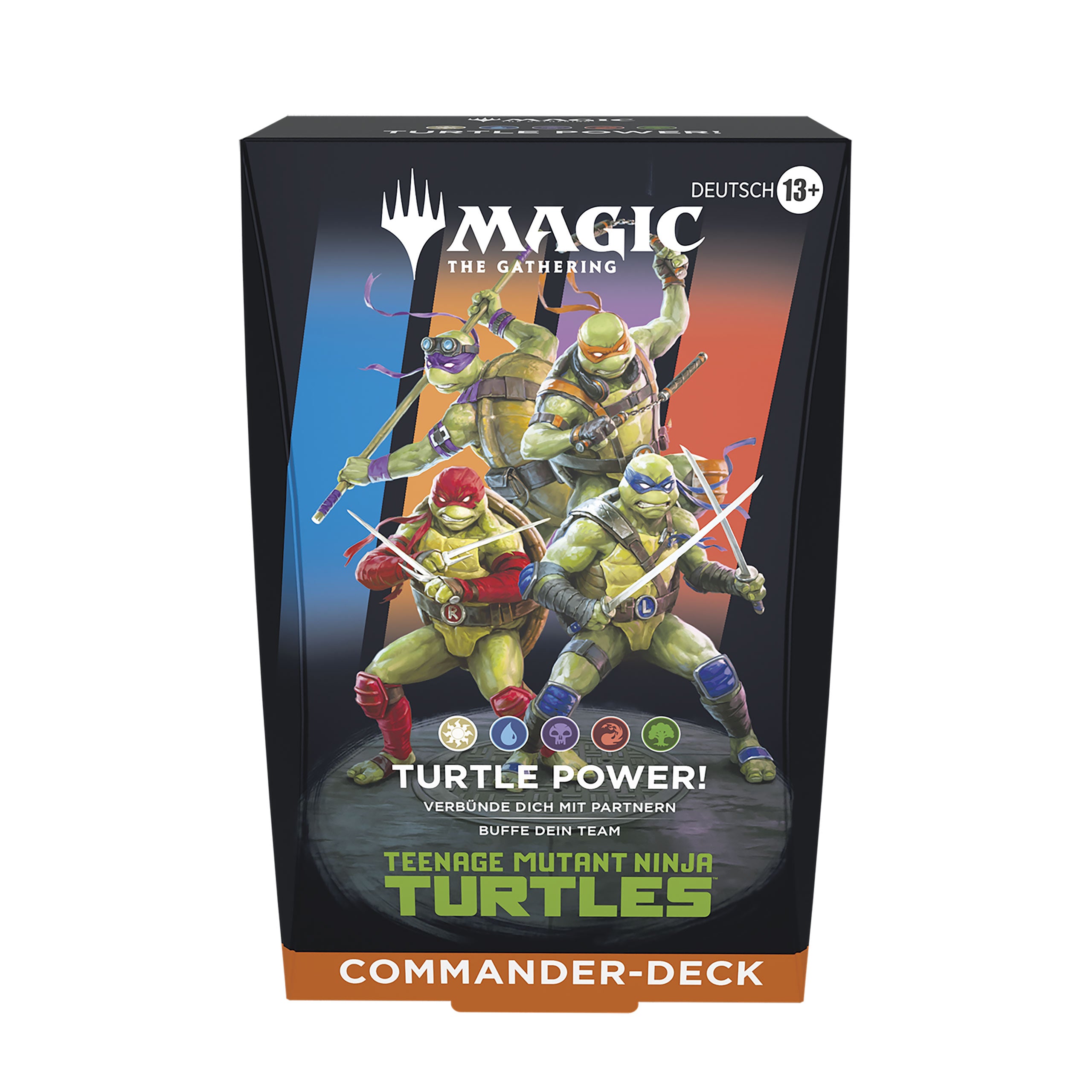 Imagen del producto Teenage Mutant Ninja Turtles - Turtle Power Commander Deck versión inglesa - Magic: The Gathering