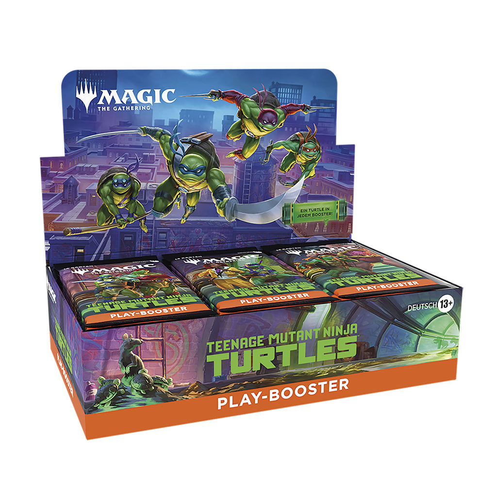 Imagen del producto Teenage Mutant Ninja Turtles Play Booster versión alemana – Magic: The Gathering Display E1091583