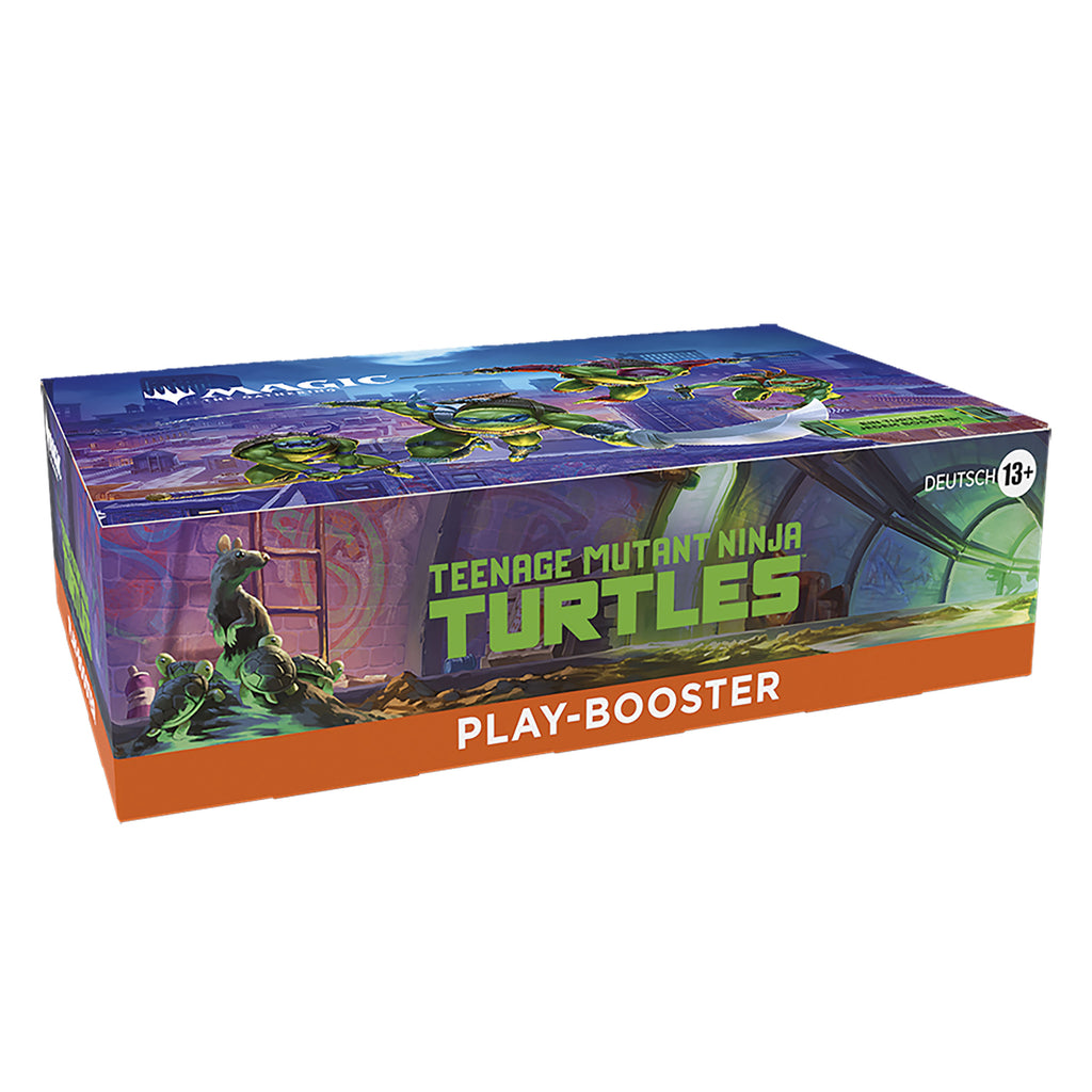 Imagen del producto Teenage Mutant Ninja Turtles Play Booster versión alemana – Magic: The Gathering Display E1091583