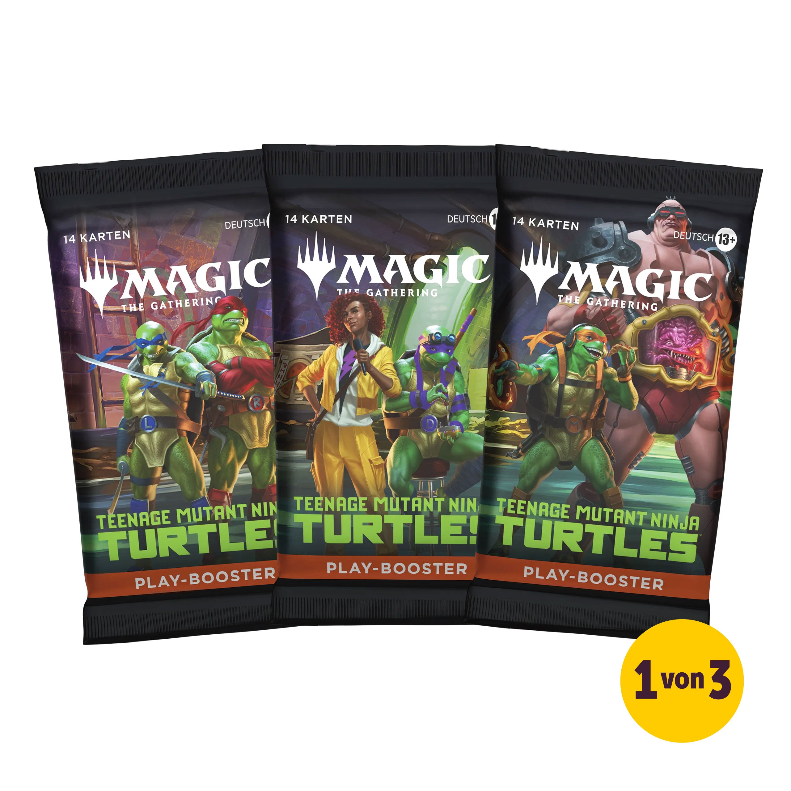Imagen del producto Teenage Mutant Ninja Turtles Play Booster versión alemana - Magic: The Gathering