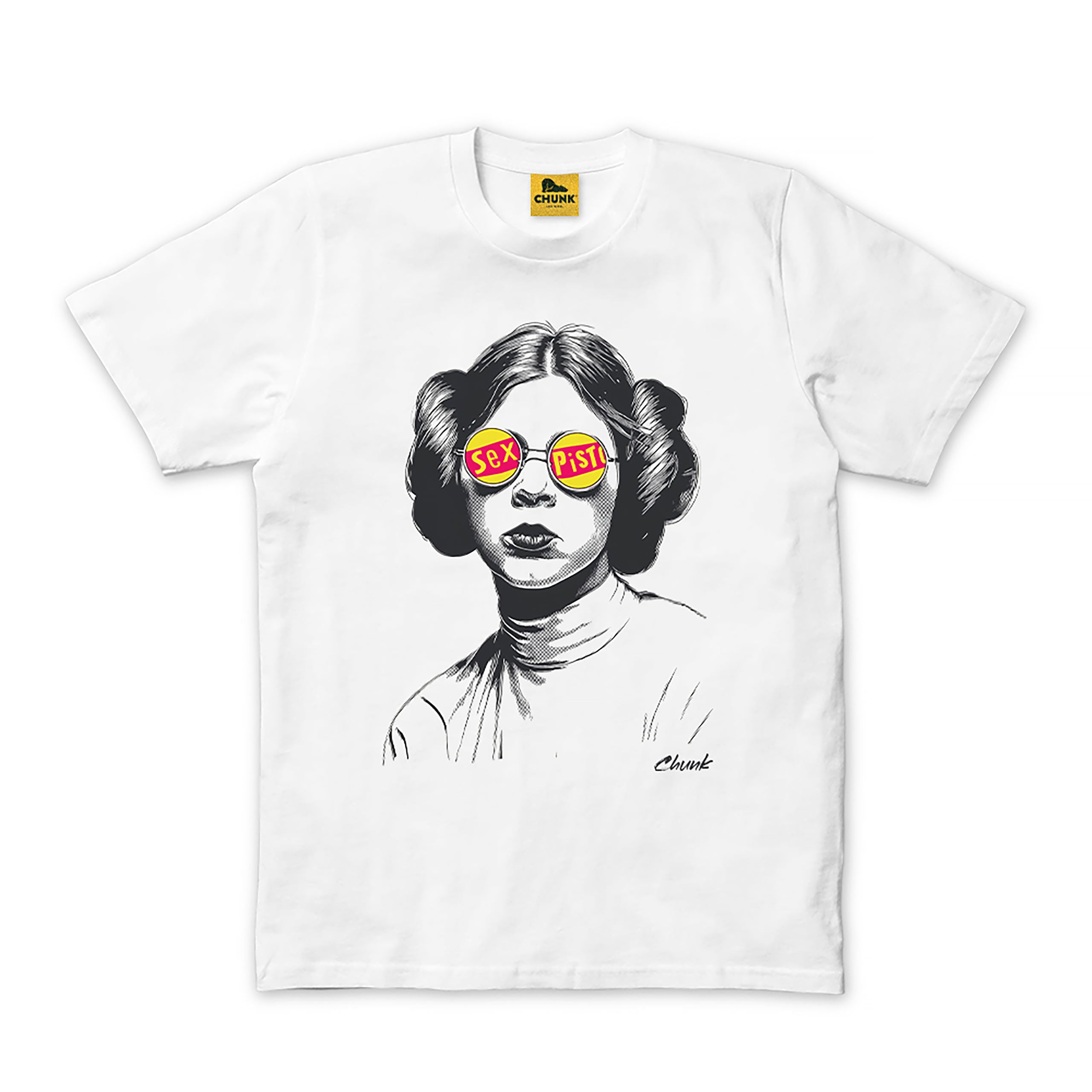 Imagen del producto Camiseta Sex Bomb para fans de Star Wars blanca