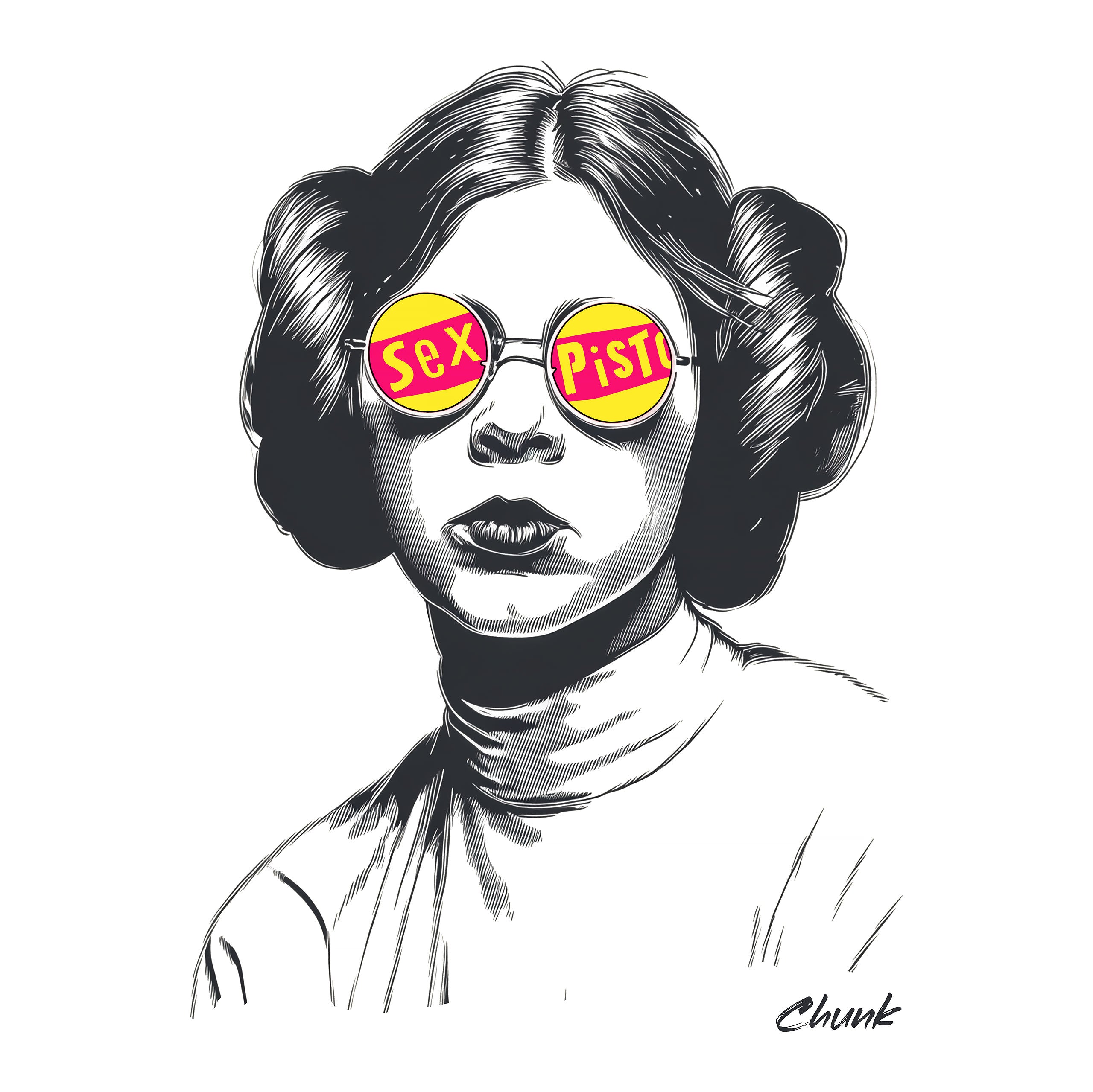 Imagen del producto Camiseta Sex Bomb para fans de Star Wars blanca