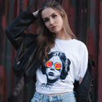 Imagen del producto Camiseta Sex Bomb para fans de Star Wars blanca
