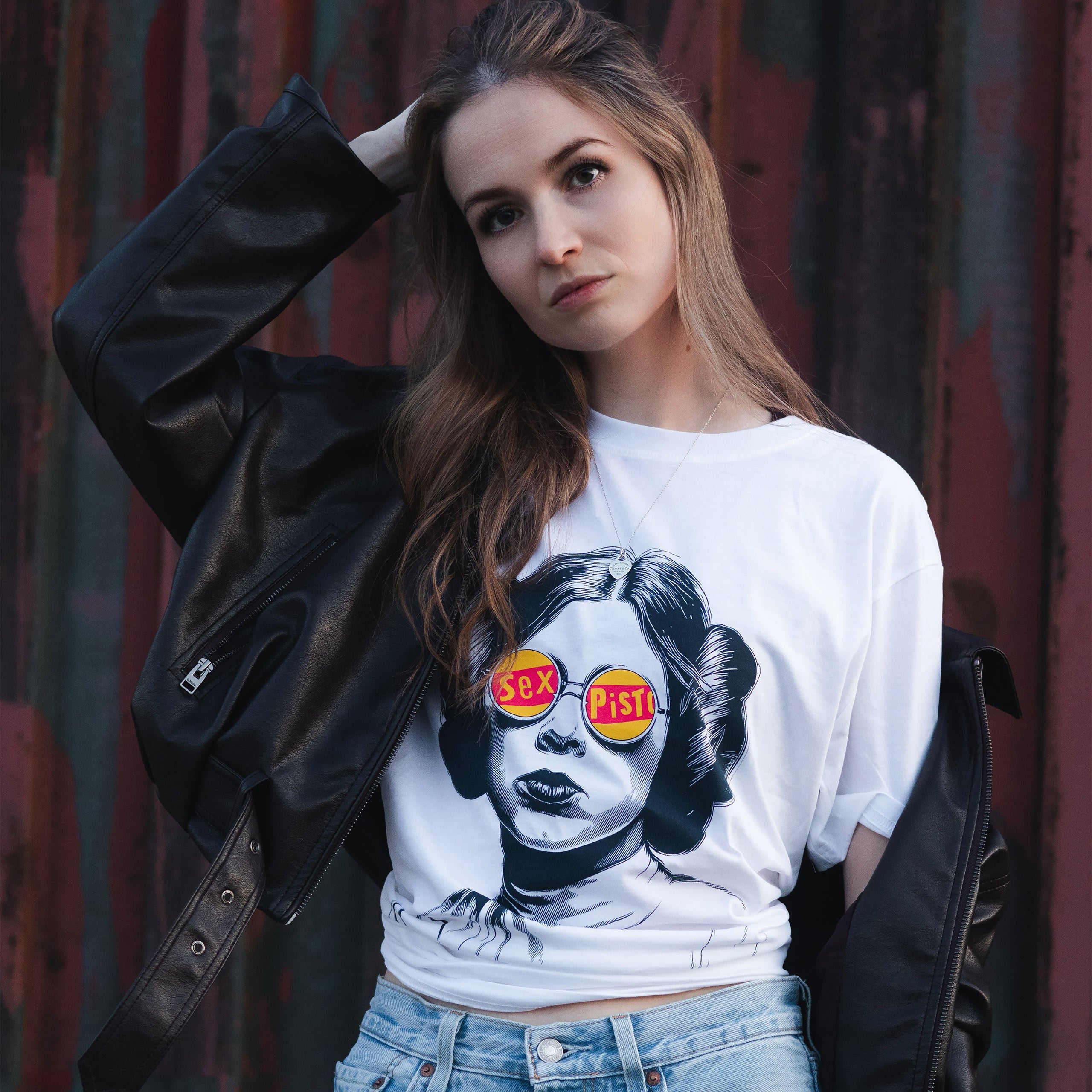 Imagen del producto Camiseta Sex Bomb para fans de Star Wars blanca
