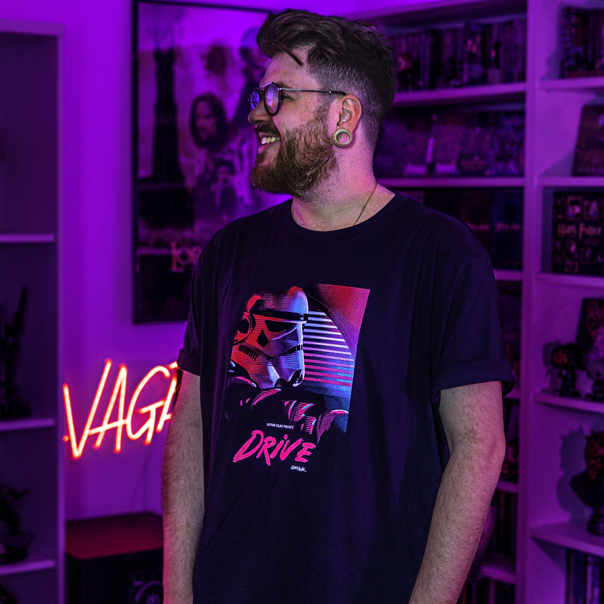 Imagen del producto Camiseta Drive para fans de Star Wars azul