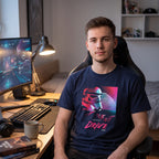 Imagen del producto Camiseta Drive para fans de Star Wars azul