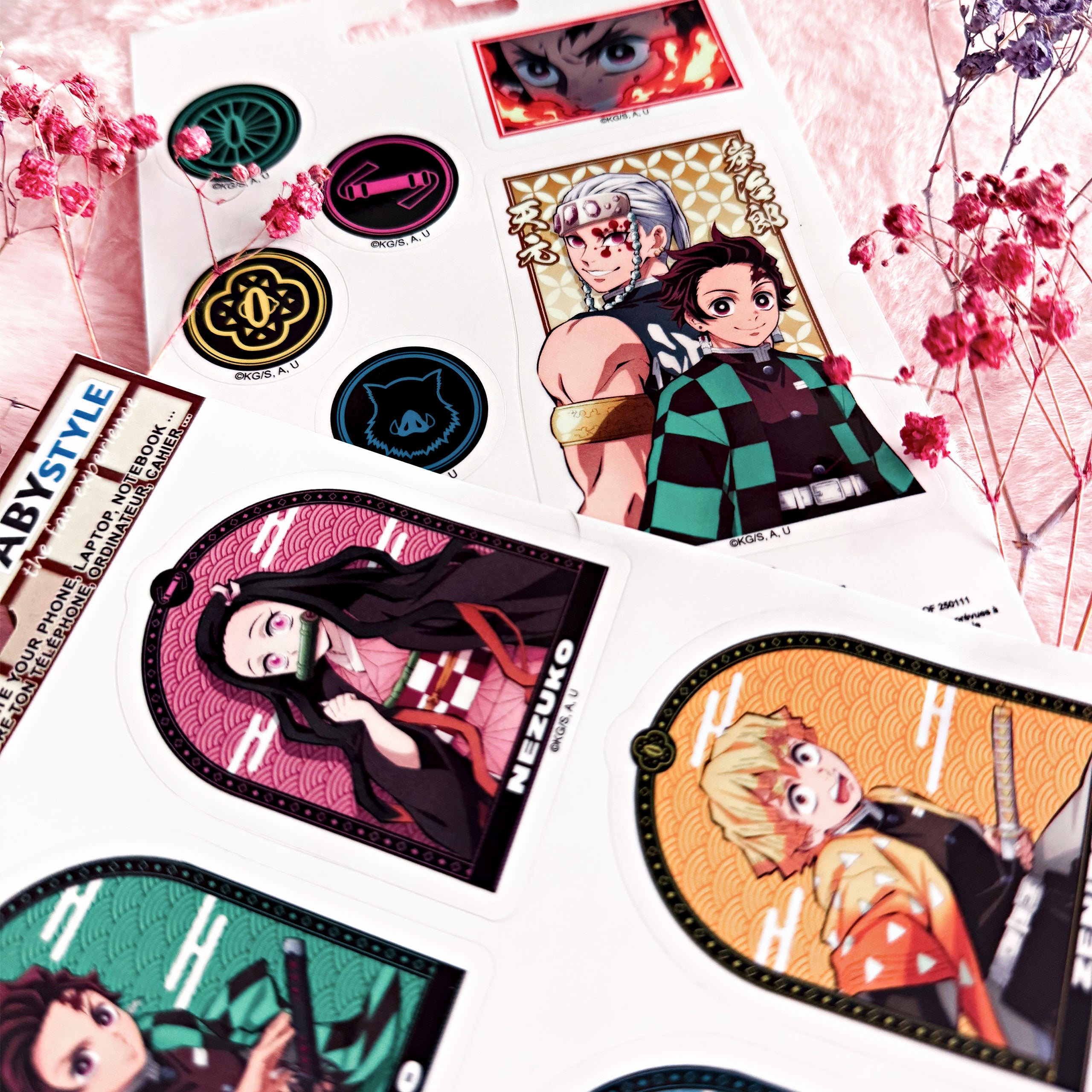 Imagen del producto Demon Slayer - Set de pegatinas Team