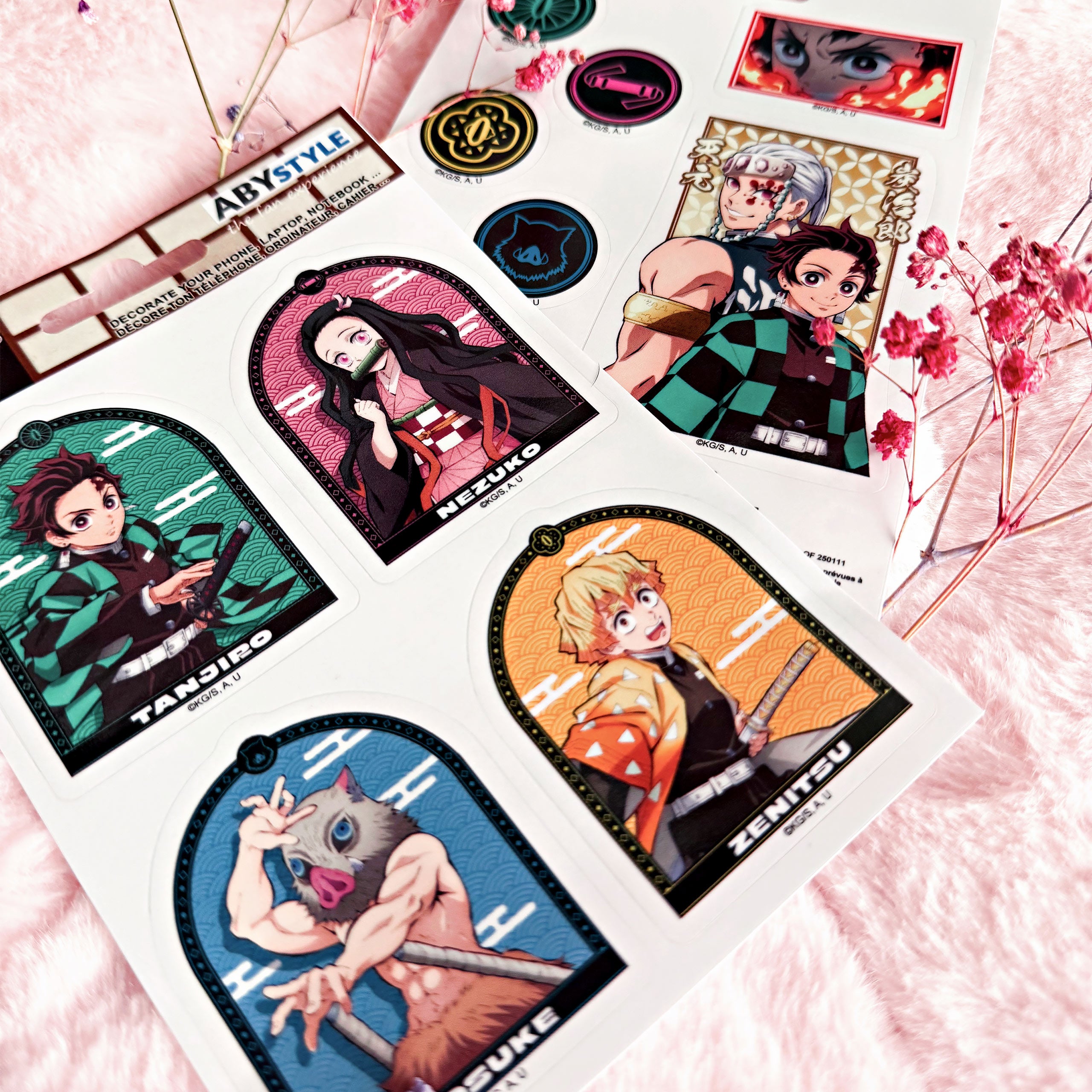 Imagen del producto Demon Slayer - Set de pegatinas Team