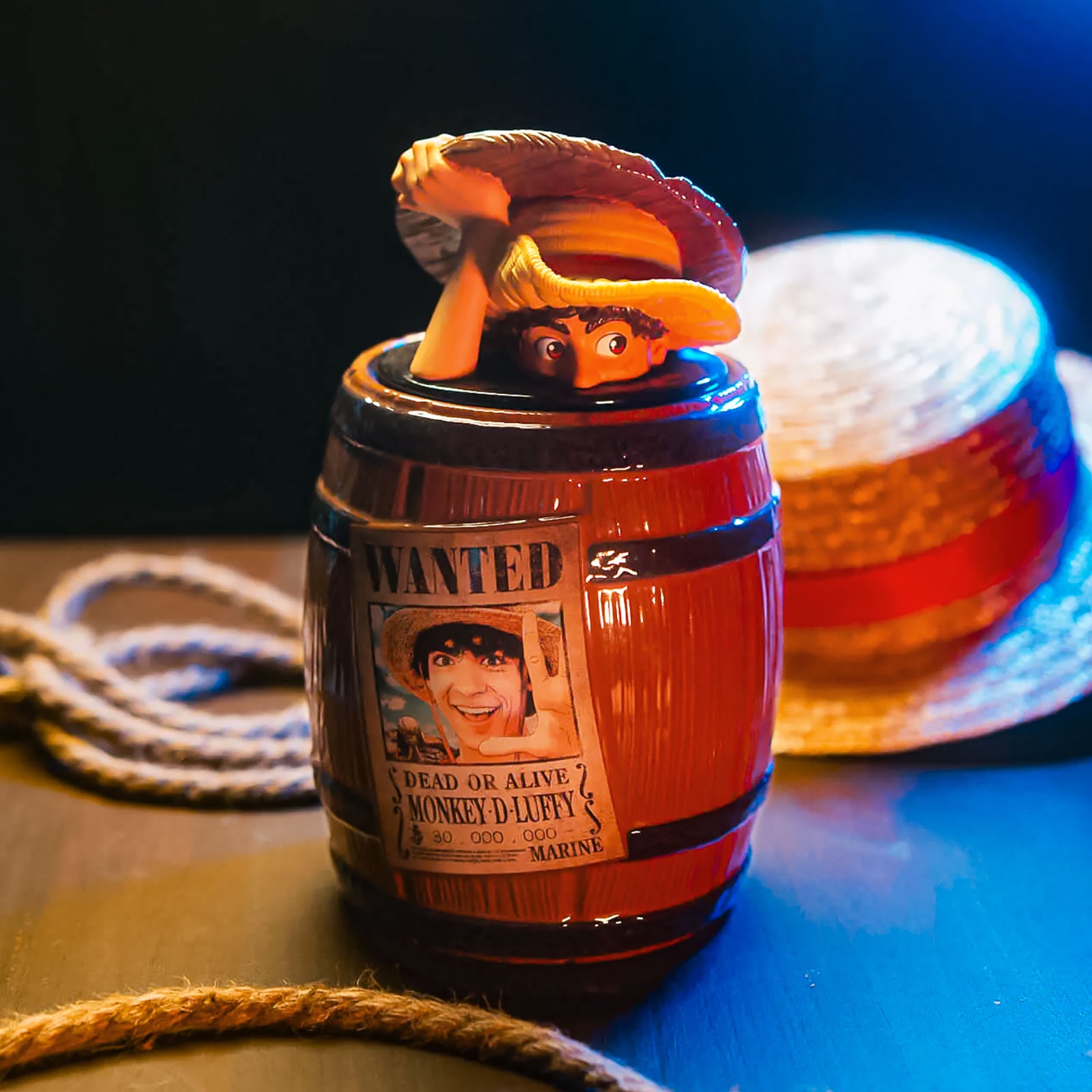 Imagen del producto One Piece Netflix - Tarro de galletas Monkey D. Luffy