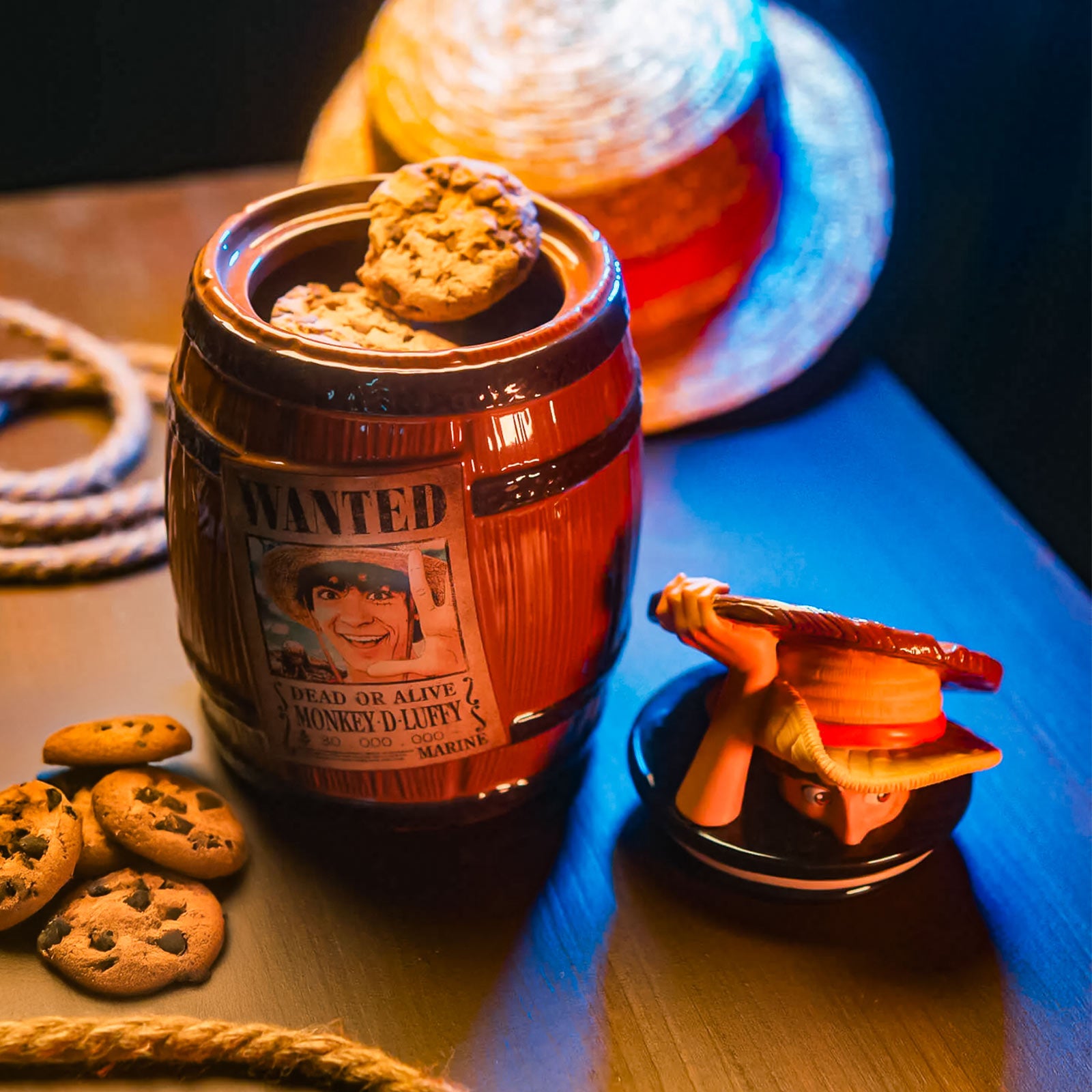 Imagen del producto One Piece Netflix - Tarro de galletas Monkey D. Luffy