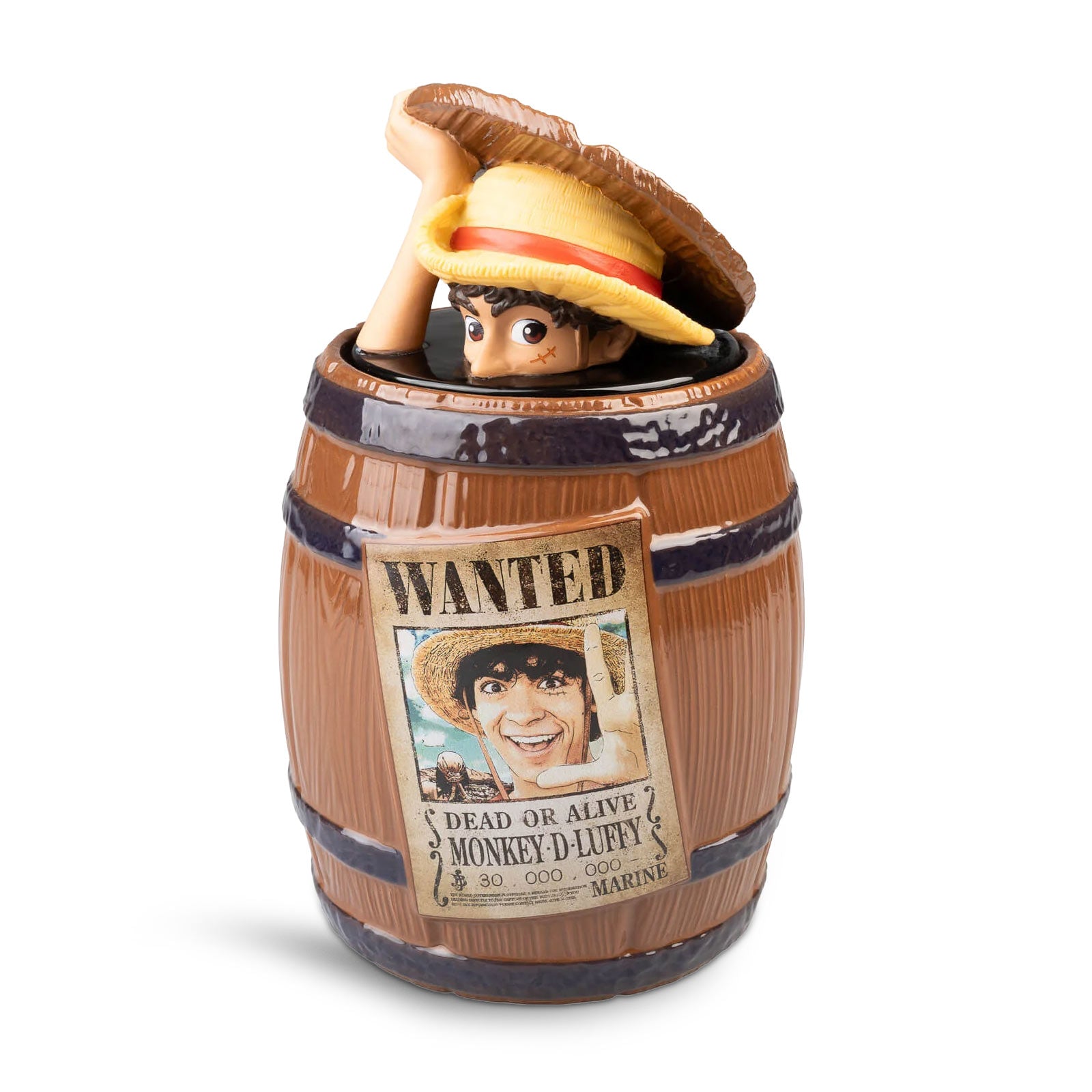 Imagen del producto One Piece Netflix - Tarro de galletas Monkey D. Luffy