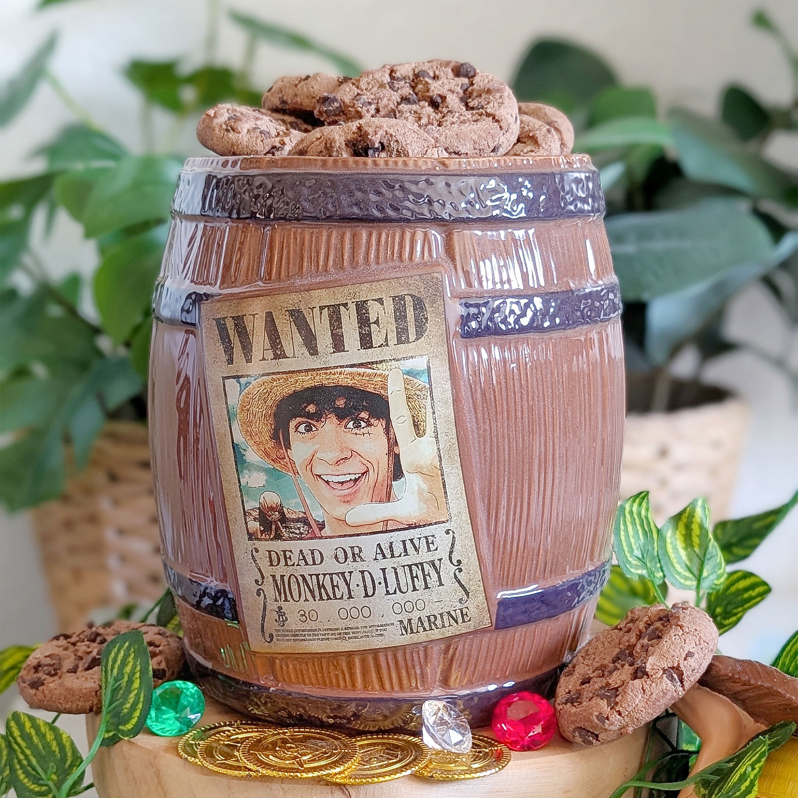 Imagen del producto One Piece Netflix - Tarro de galletas Monkey D. Luffy