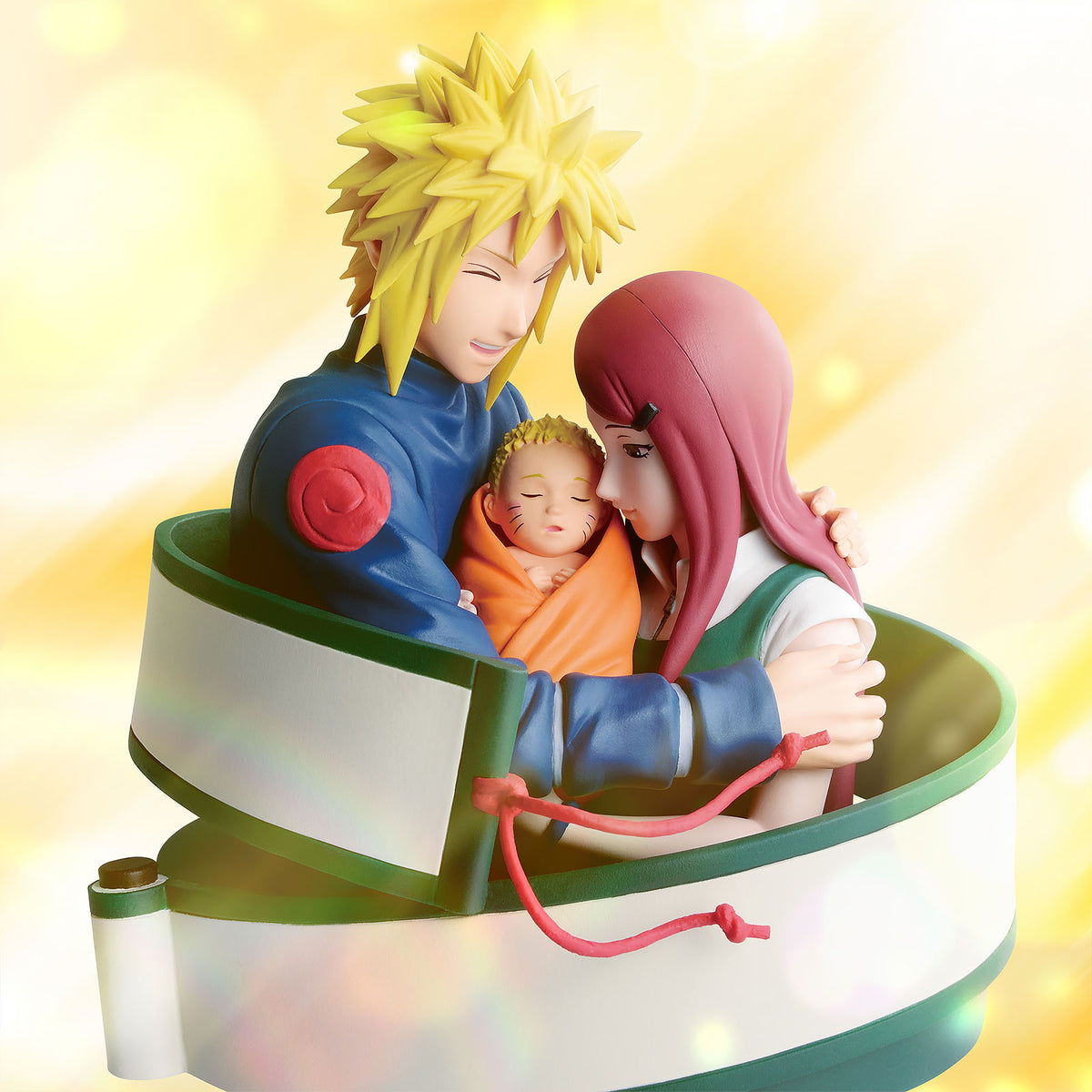 Imagen del producto Naruto 72 Series - Set de figuras de Minato, Naruto y Kushina