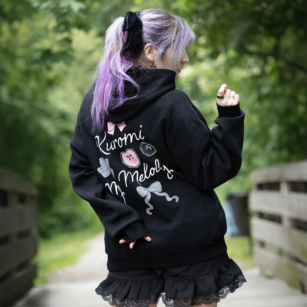 Imagen del producto Hello Kitty - Sudadera con capucha Kuromi y My Melody