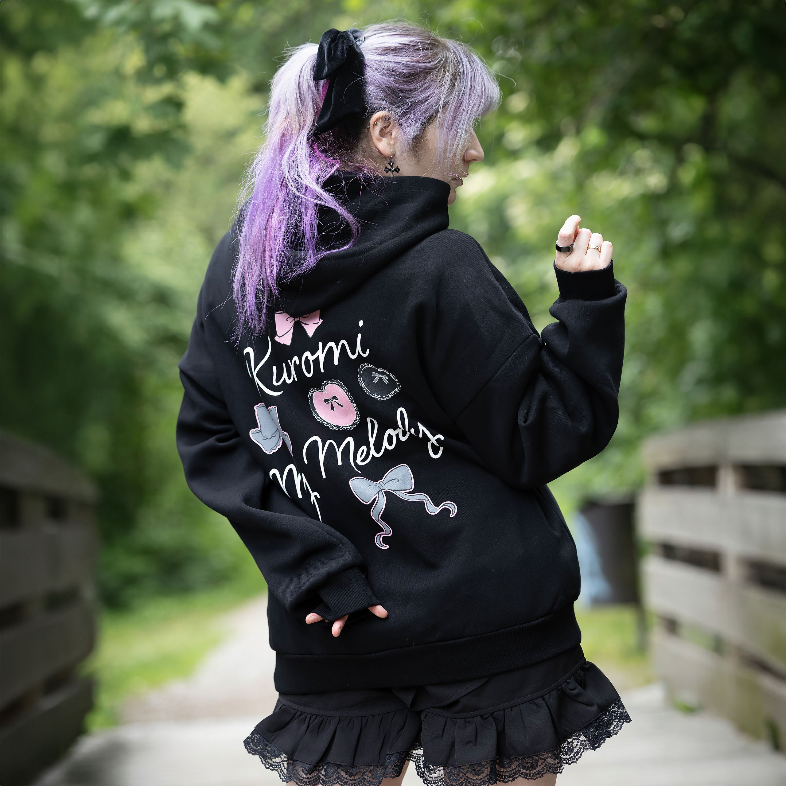 Imagen del producto Hello Kitty - Sudadera con capucha Kuromi y My Melody