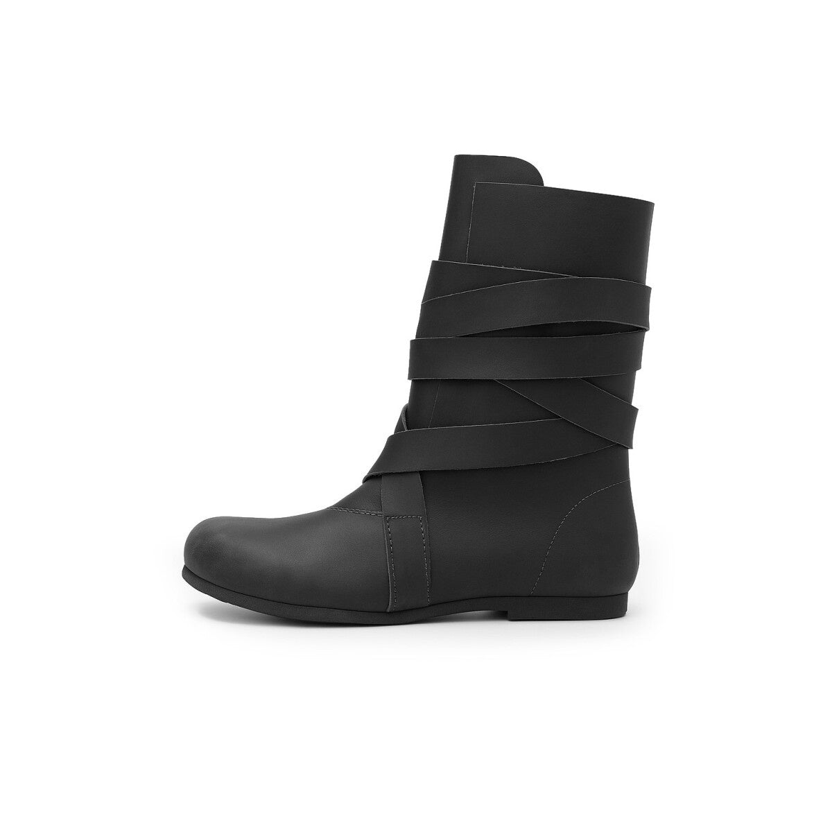 Imagen del producto Botas Haithabu de cuero nobuk Floki negro