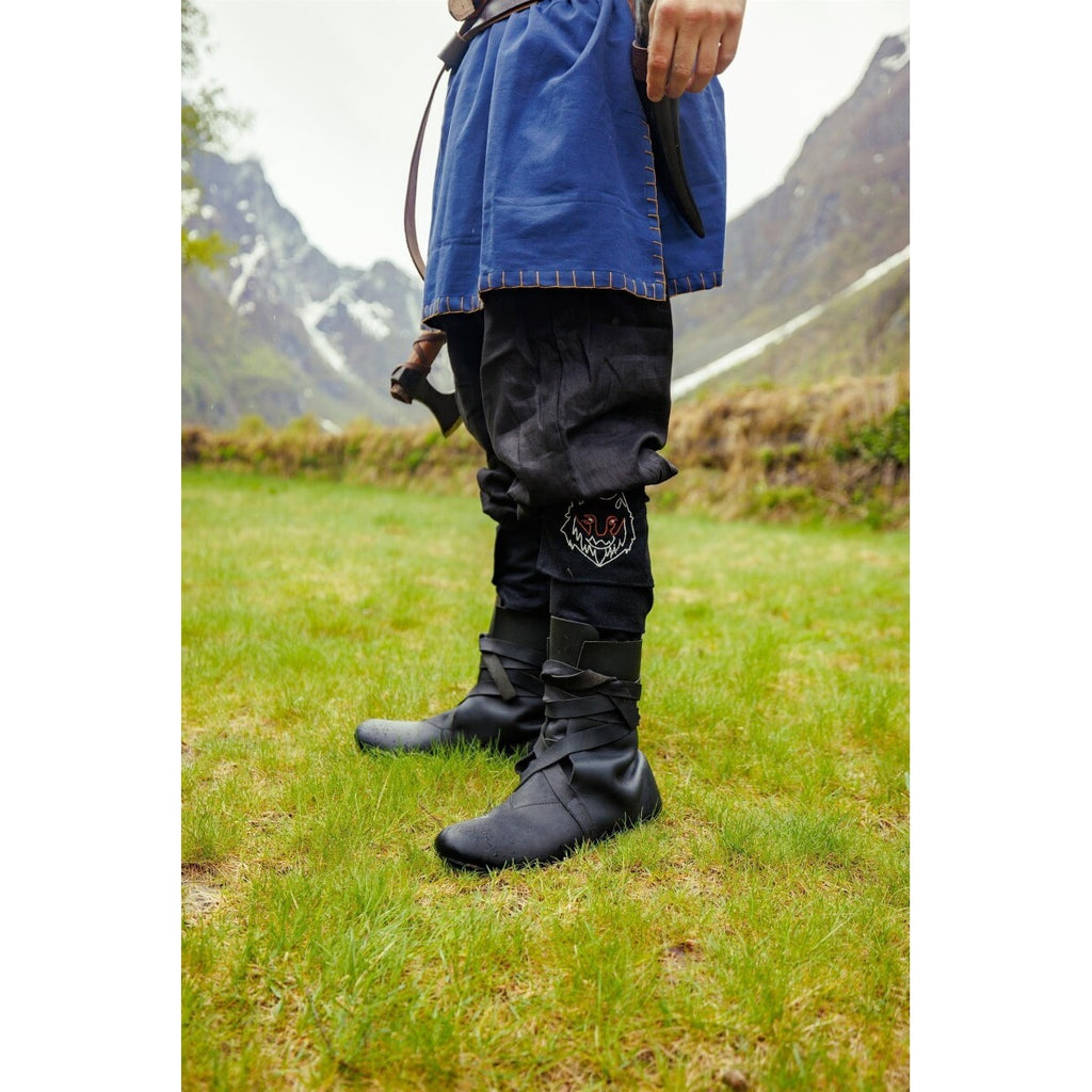 Imagen del producto Botas Haithabu de cuero nobuk Floki negro